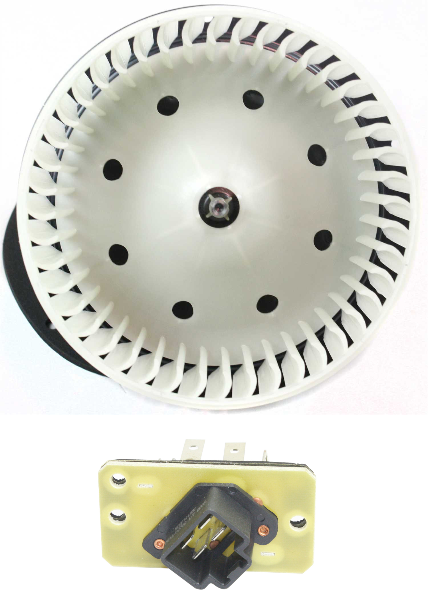 AM F 250 F 350 SUPER DUTY 99-04 EXCURSION 00-05 BLOWER MOTOR 2 pc kit with Blower Motor Resistor SKU KIT 030418-12 OEM XC3Z19805CA 20245-20302-973015