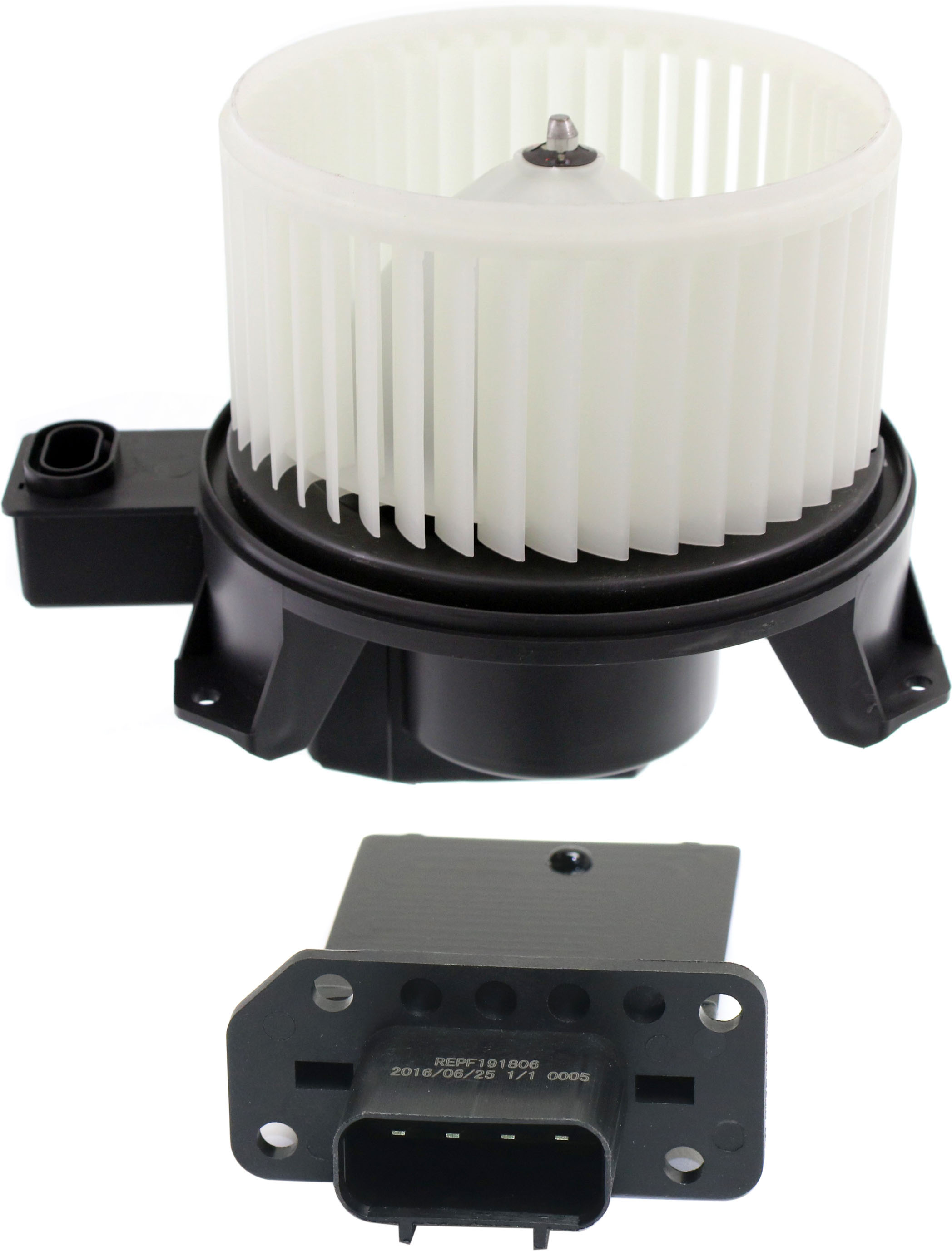 AM MUSTANG 05-09 BLOWER MOTOR 2 pc kit w Blower Motor Resistor SKU KIT 030418-16 OEM 4R3Z19805AA PFM 5R3Z19805A 3F2