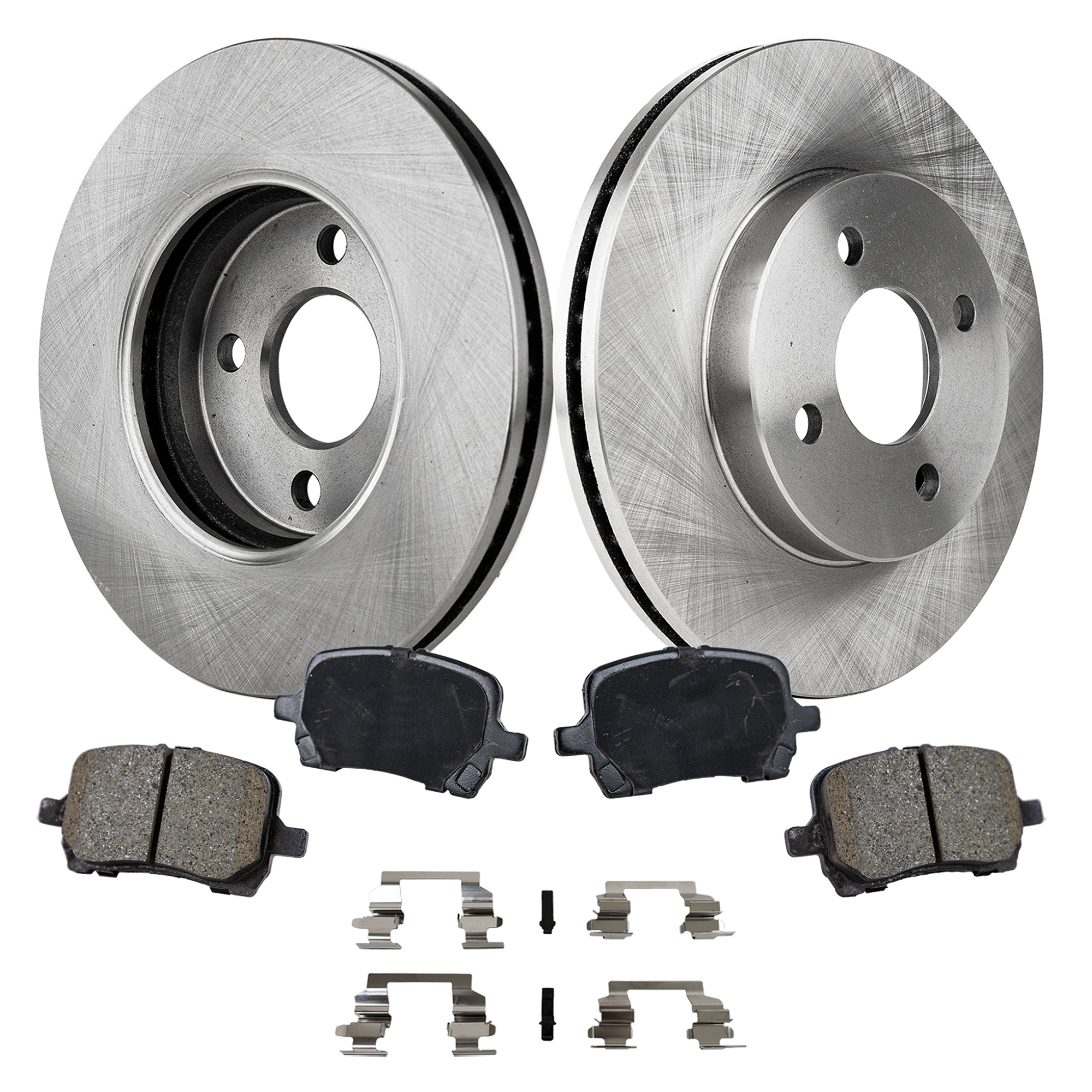 AM G5-09-09 FRONT BRAKE DISC AND PAD KIT 4 pc Kit SKU KIT 030423-05 OEM 22702612-25836294-25863339-152