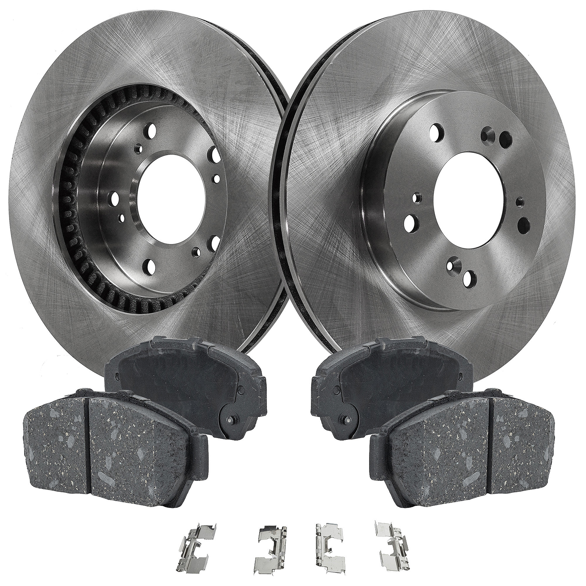 AM INTEGRA 97-97 FRONT BRAKE DISC AND PAD KIT 2 Wheel Set SKU KIT 030923-07 OEM 45251SP0000-45251SZ3000-586203