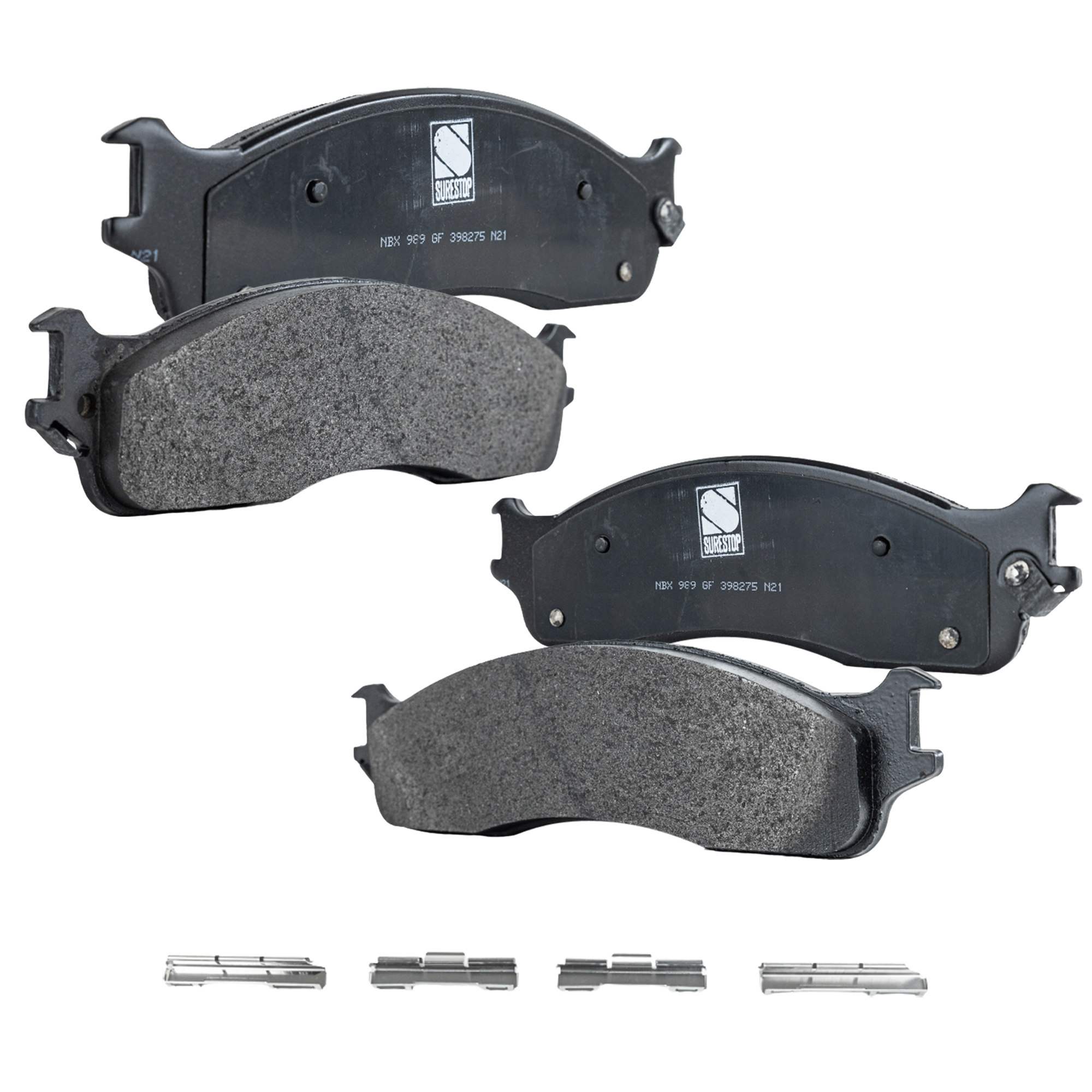 AM DODGE FULL SIZE P U 03-08 FRONT BRAKE DISC AND PAD KIT 4 pc Kit Cross drilled and Slotted SKU KIT 031121-02-126 OEM 2413-53012-145456-48880143-600