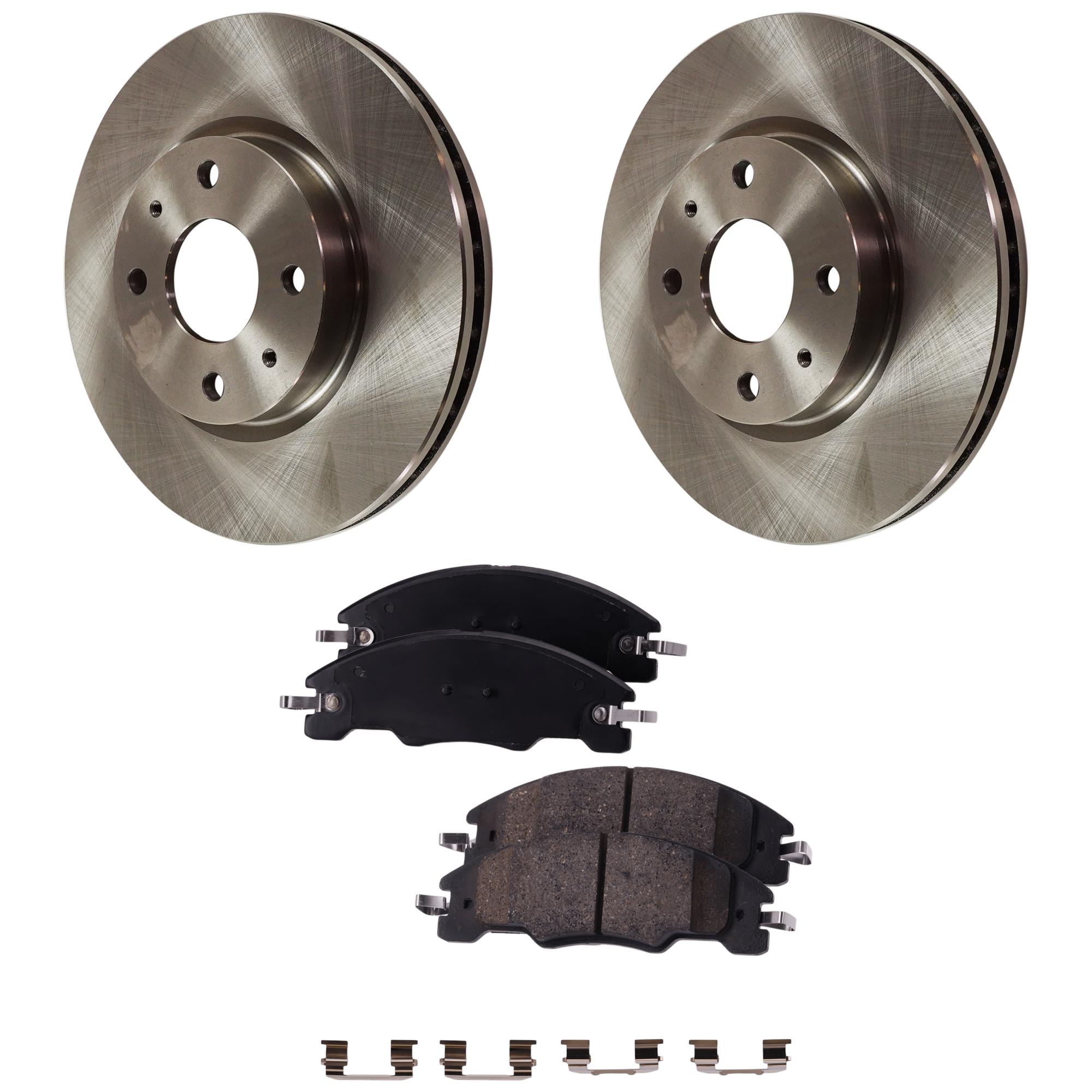 AM FOCUS 08-11 FRONT BRAKE DISC AND PAD KIT 4 pc kit SKU KIT 031121-02-137 OEM 9S4Z1125A 8S4Z1125A 8S4Z2001A