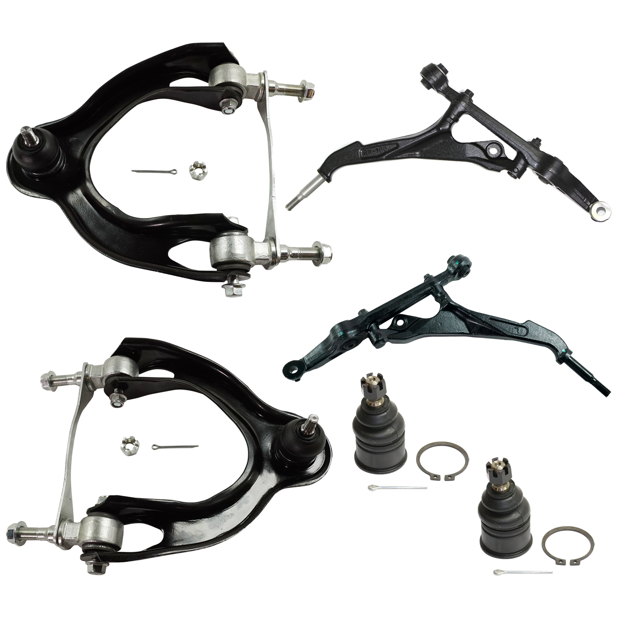 AM CIVIC 92-95 CIVIC DEL SOL 93-97 SUSPENSION KIT RH AND LH 6 pc Kit with Ball Joints and Control Arms SKU KIT 031224-03 OEM 104216-254007-1014786-2601427