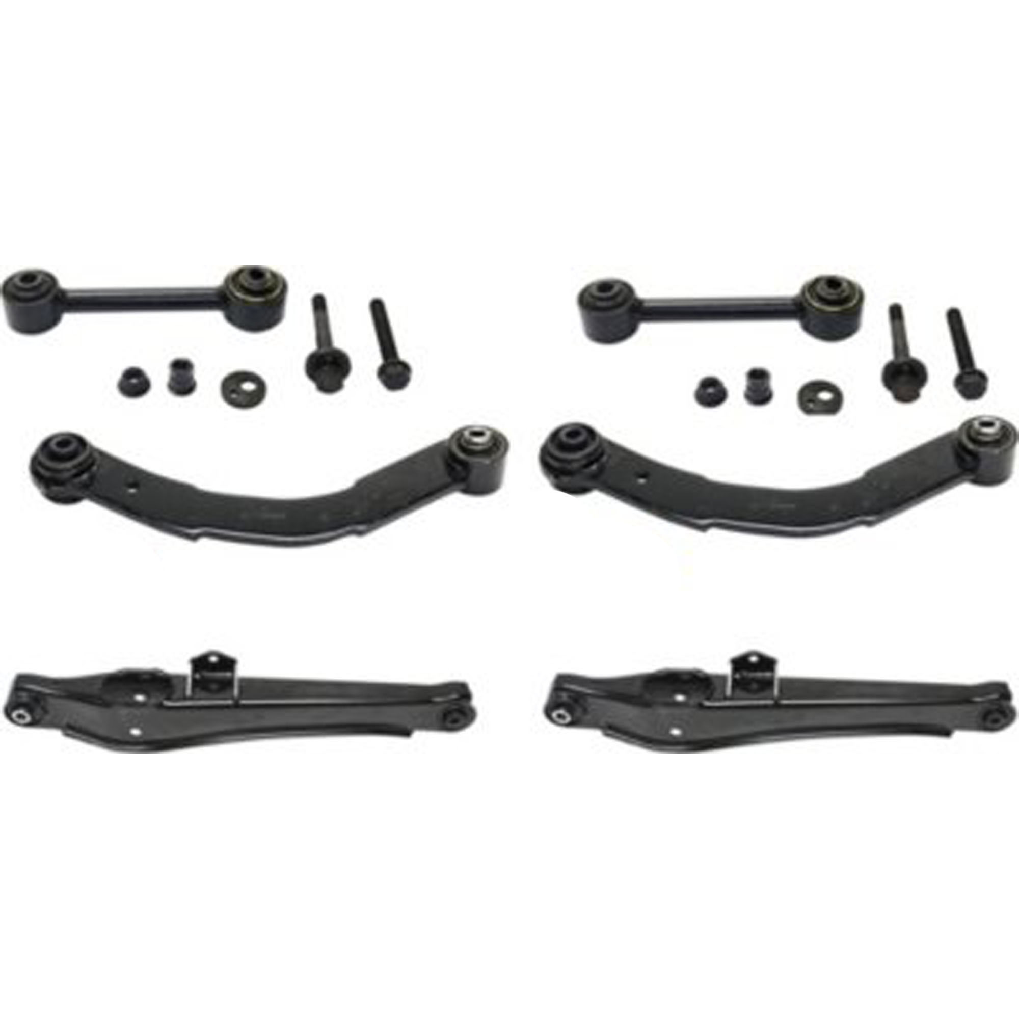 AM COMPASS PATRIOT 07-17 REAR CONTROL ARM KIT RH AND LH w o Ball Joint 6 pc kit w Lateral Link SKU KIT 031319-10 OEM 5105272AE K641868-5105271AC 51