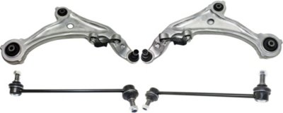 AM MURANO 09-14 FRONT CONTROL ARM KIT RH AND LH Lower 4 pc kit with Sway Bar Link SKU KIT 031319-28 OEM 545001AA1A 545011AA1A 546681AA