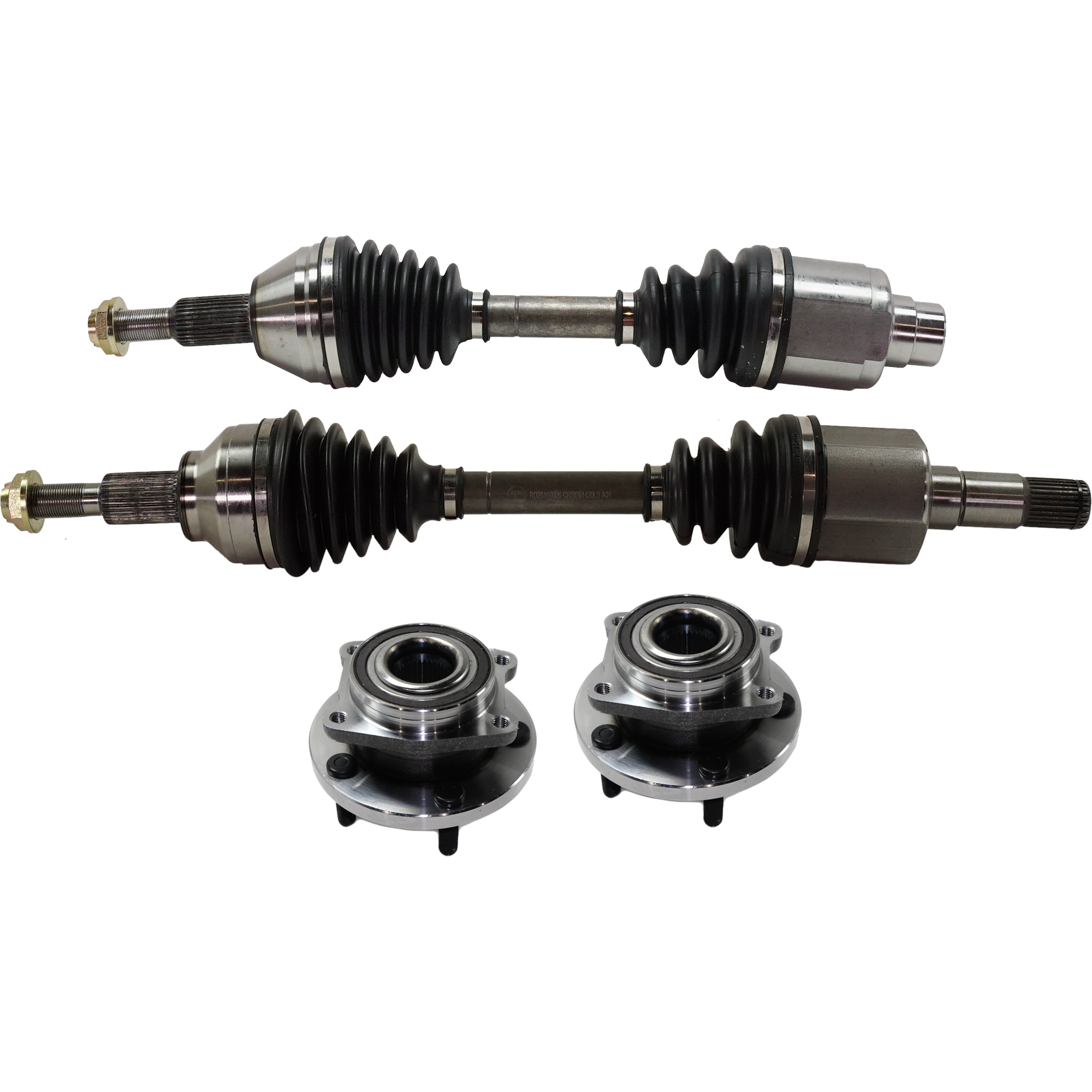 AM AVENGER 08-14 SEBRING 07-10 FRONT SUSPENSION KIT RH AND LH 4 pc kit with Axle Assemblies and Wheel Hubs SKU KIT 031321-08