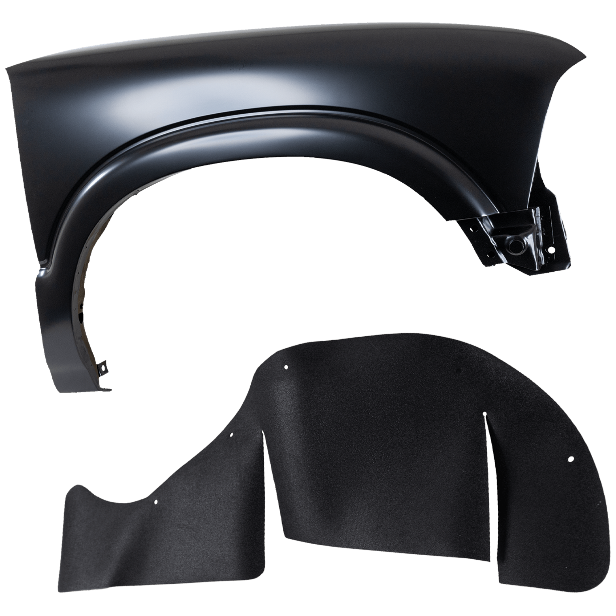 AM S10-94-04 BLAZER 95-05 FRONT FENDER LH Primed 2 pc Kit with Fender Liner SKU KIT 031425-01 Partslink GM1241195 GM1251130 OEM 12472736-15679118