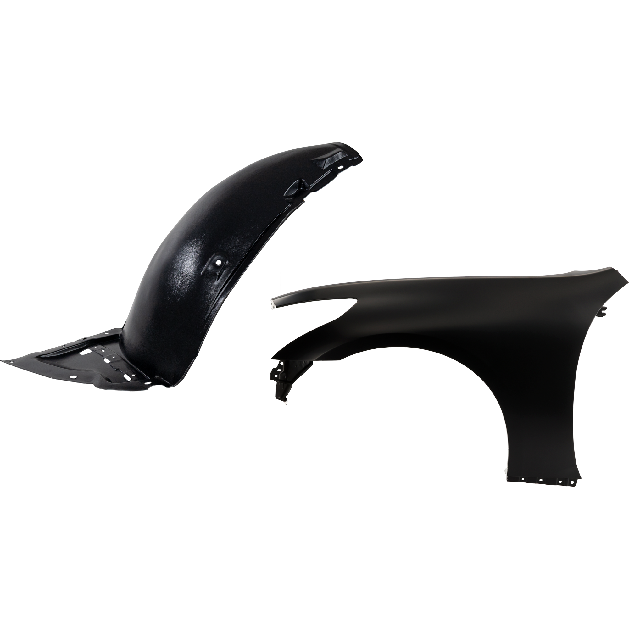 AM G37-10-13 FRONT FENDER RH 2 pc Kit Primed Sedan without Sport Package and with Fender Liner SKU KIT 031425-12 Partslink IN1240111 IN1248119 OEM F3101JK0AA 63845JK30A