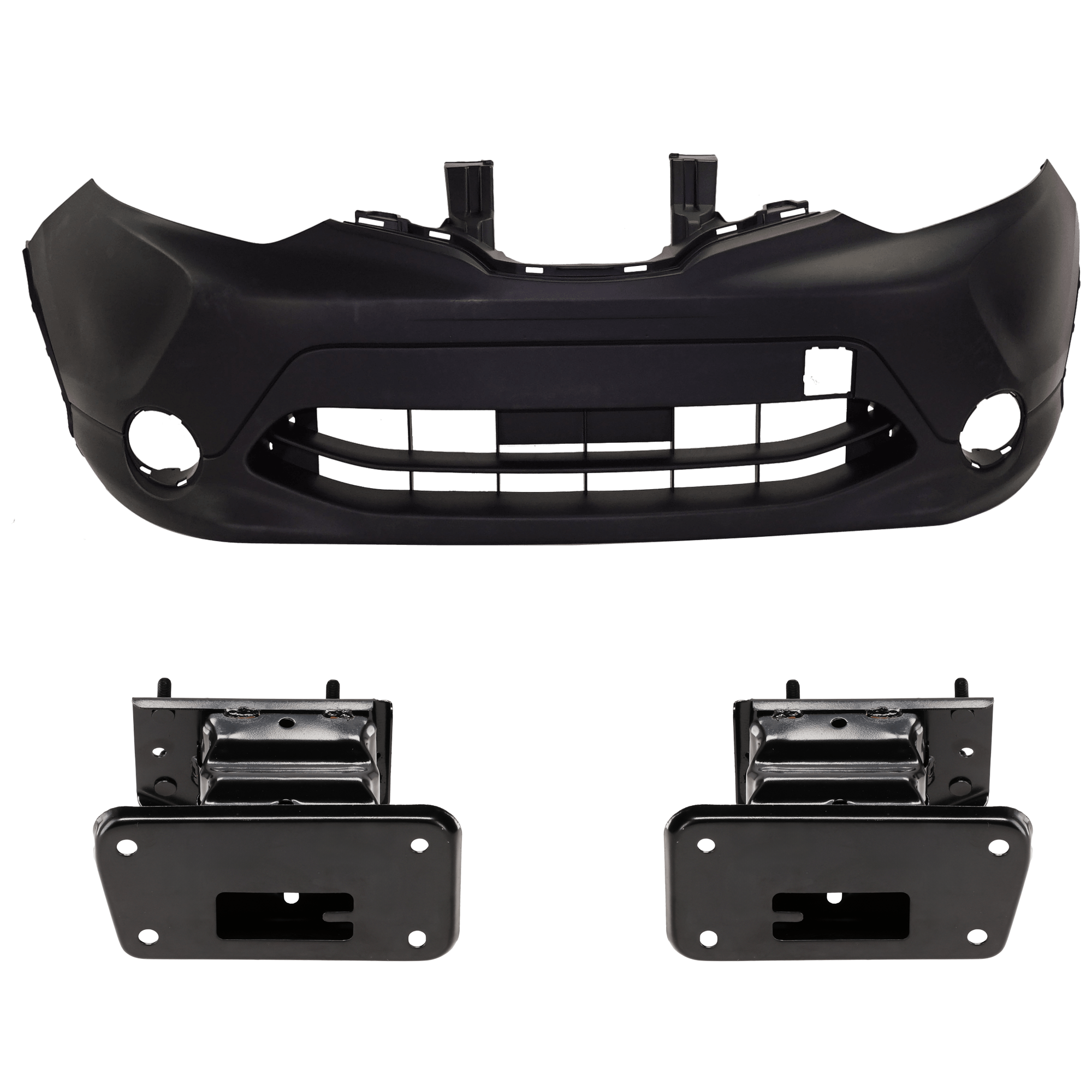 AM ROGUE SPORT 17-19 FRONT BUMPER COVER 3 pc Kit Primed with Bumper Bracket SKU KIT 031425-25 Partslink NI1000318 NI1067152 NI1066152 OEM 620226MA0H F22146MAMH F22156MA