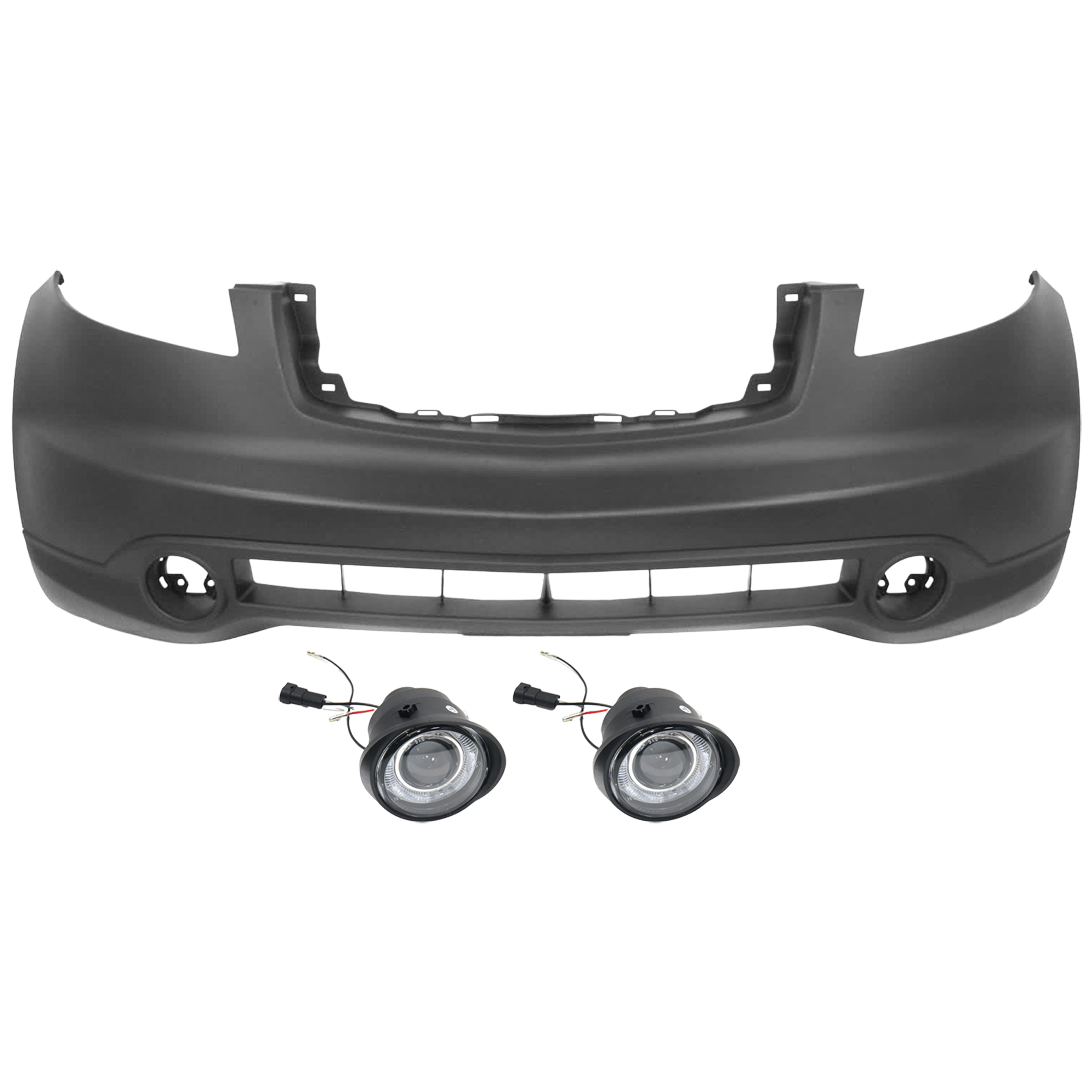 AM FX35 FX45-03-05 FOG LAMP RH AND LH 3 pc Kit Assembly Halogen with Bumper Cover SKU KIT 031426-01 Partslink IN1000127 OEM Performance F2M22CG040