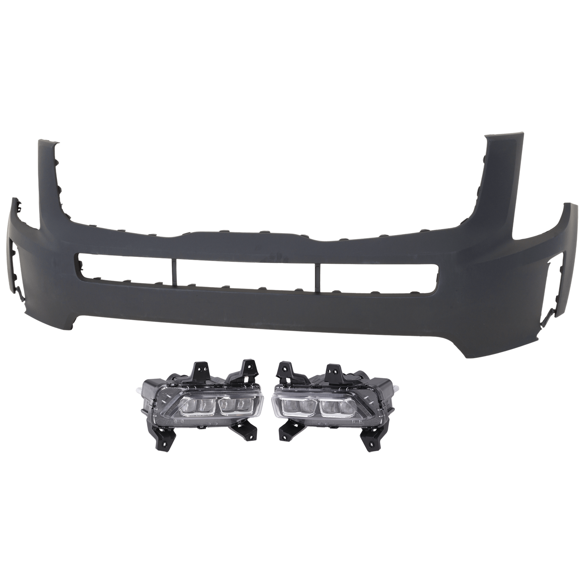 AM TELLURIDE 20-22 FOG LAMP RH AND LH 3 pc Kit Assembly LED with Bumper Cover SKU KIT 031426-46 Partslink KI2592171 KI2593171 KI1014106 OEM 92201S9000-92202S9000-86511S90