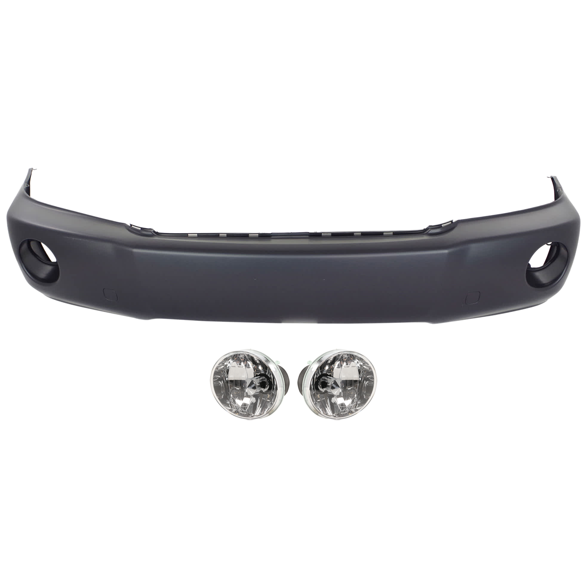 AM HIGHLANDER 01-03 FOG LAMP RH AND LH 3 pc Kit Lens and Housing Halogen with Bumper Cover SKU KIT 031426-59 Partslink TO1000229 OEM 8121148010 PFM 8122148010 PFM