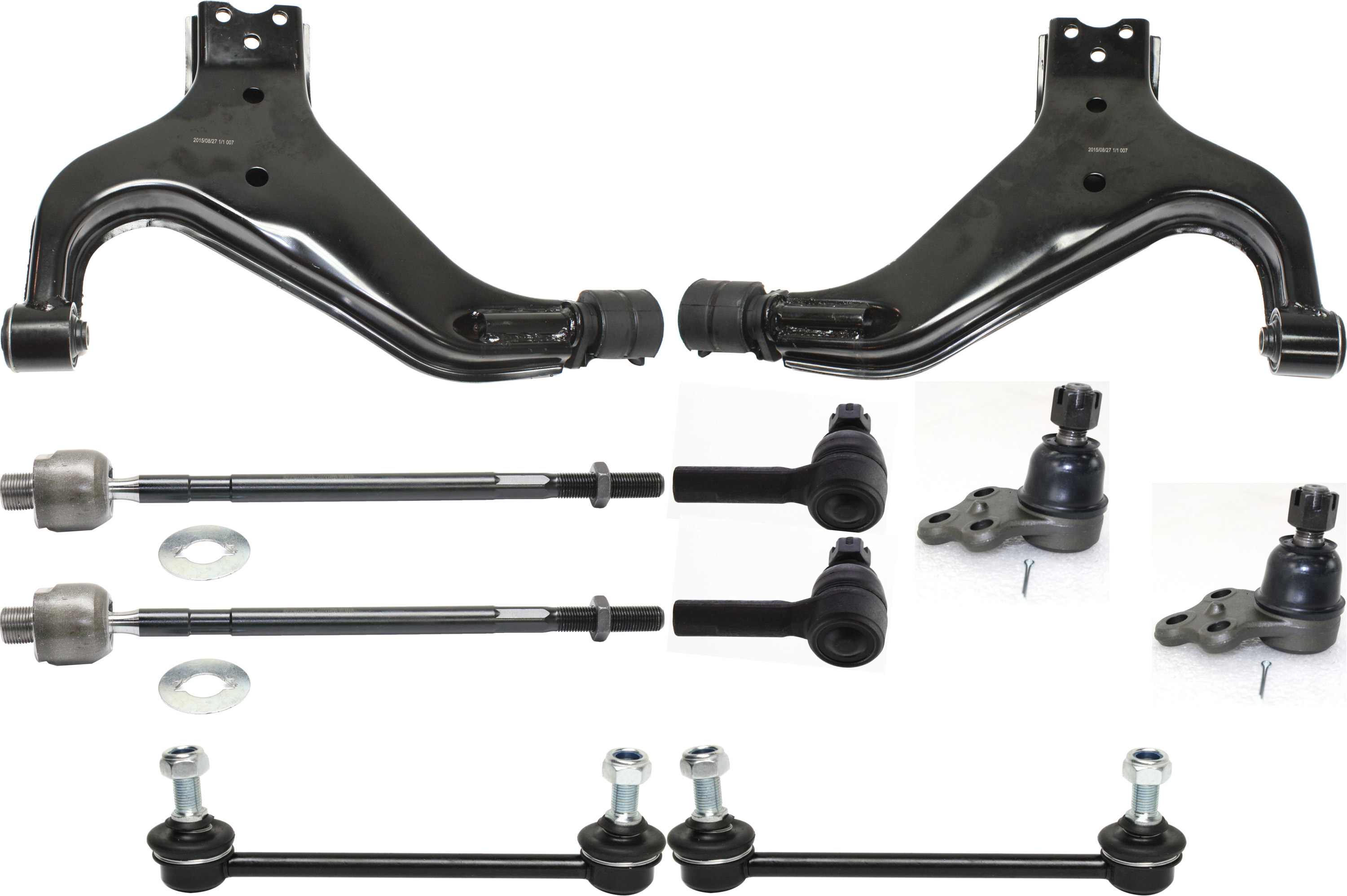 AM QX4-97-97 SUSPENSION KIT Front RH and LH 10 Pc Kit SKU KIT 031716-06 OEM D01600W025-545010W001-545000W0