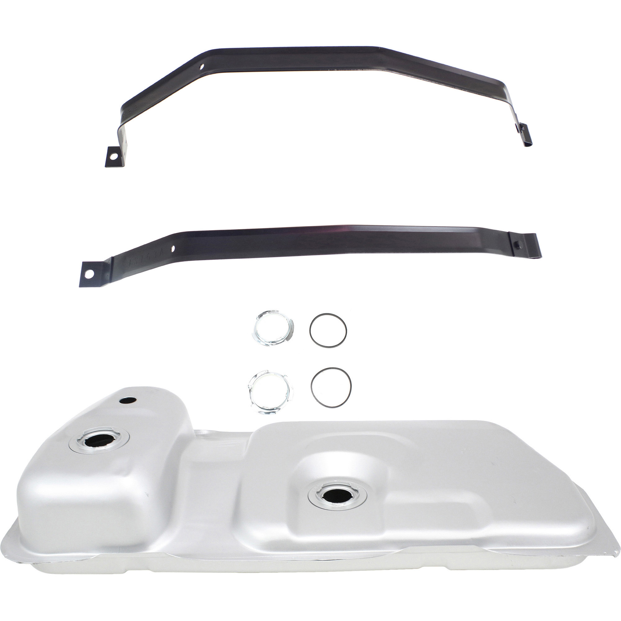 AM MUSTANG 83-97 FUEL TANK 3 pc kit w EFI 15 Gal. with Fuel Tank Strap SKU KIT 031817-02 OEM E4ZZ9002CF E7ZZ9092A E7ZZ9092B