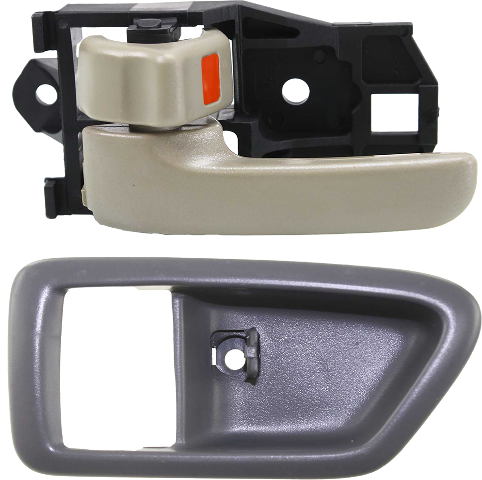 AM CAMRY 97-01 FRONT OR REAR INTERIOR DOOR HANDLE LH 2 pc kit with Door Handle Trim SKU KIT 031915-39 Partslink TO1358105 OEM 6920630120A0-69278AA010B0