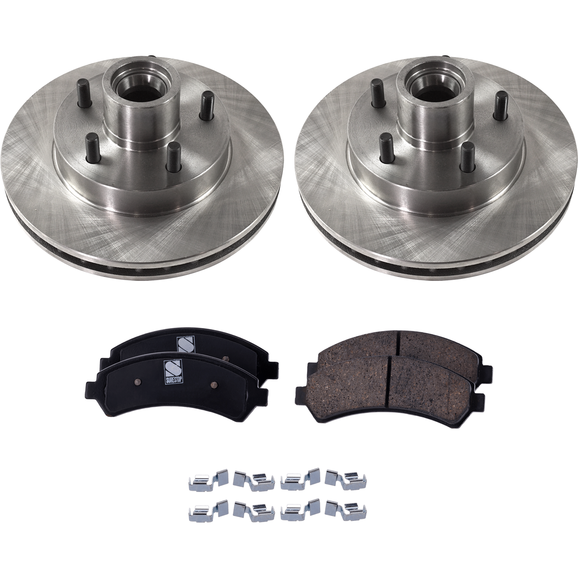 AM S10-98-03 SONOMA 03-03 FRONT BRAKE DISC AND PAD KIT 4 pc kit SKU KIT 032123-13 OEM 15725351-18029791-18029863-180