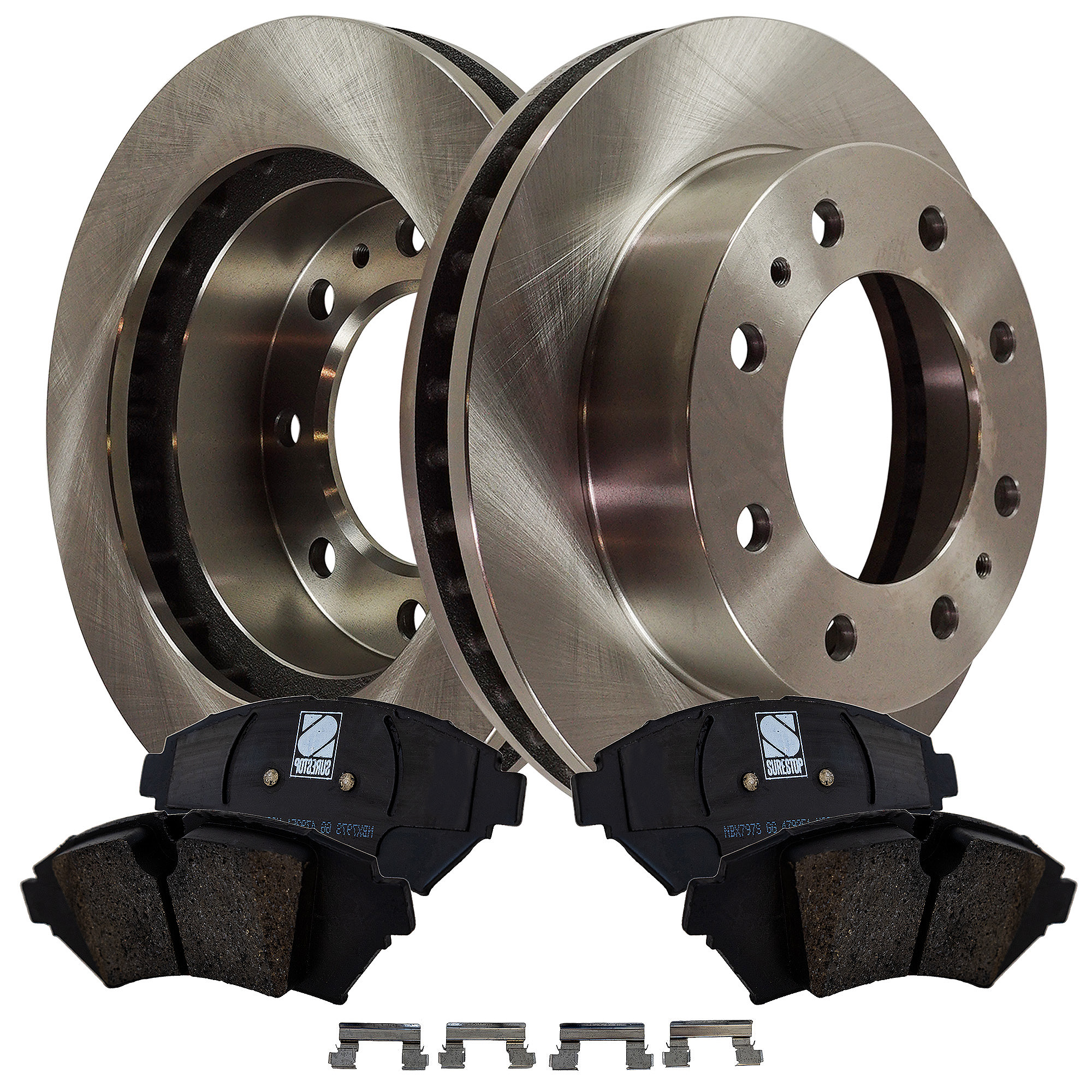 AM DEVILLE 05-05 FRONT BRAKE DISC AND PAD KIT 4 pc Kit SKU KIT 032323-06 OEM 18060654-18026292-18042214-180