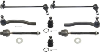 AM MDX 01-05 PILOT 03-05 FRONT SUSPENSION KIT RH AND LH 8 pc Kit with Ball Joints Sway Bar Links and Tie Rod Ends SKU KIT 032719-06 OEM 2601701-5051400-10480281-45D24