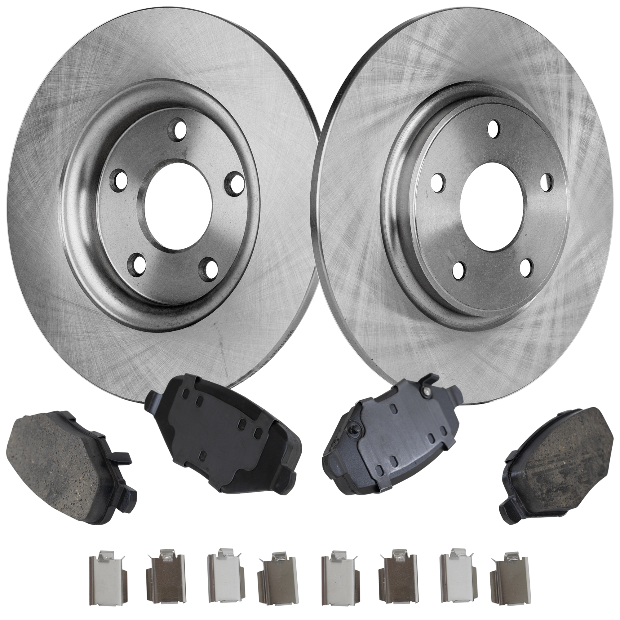 AM GRAND CARAVAN TOWN COUNTRY 12-16 REAR BRAKE DISC AND PAD KIT 2 Wheel Set SKU KIT 032723-29 OEM 43180-53069-780965-850314-6004