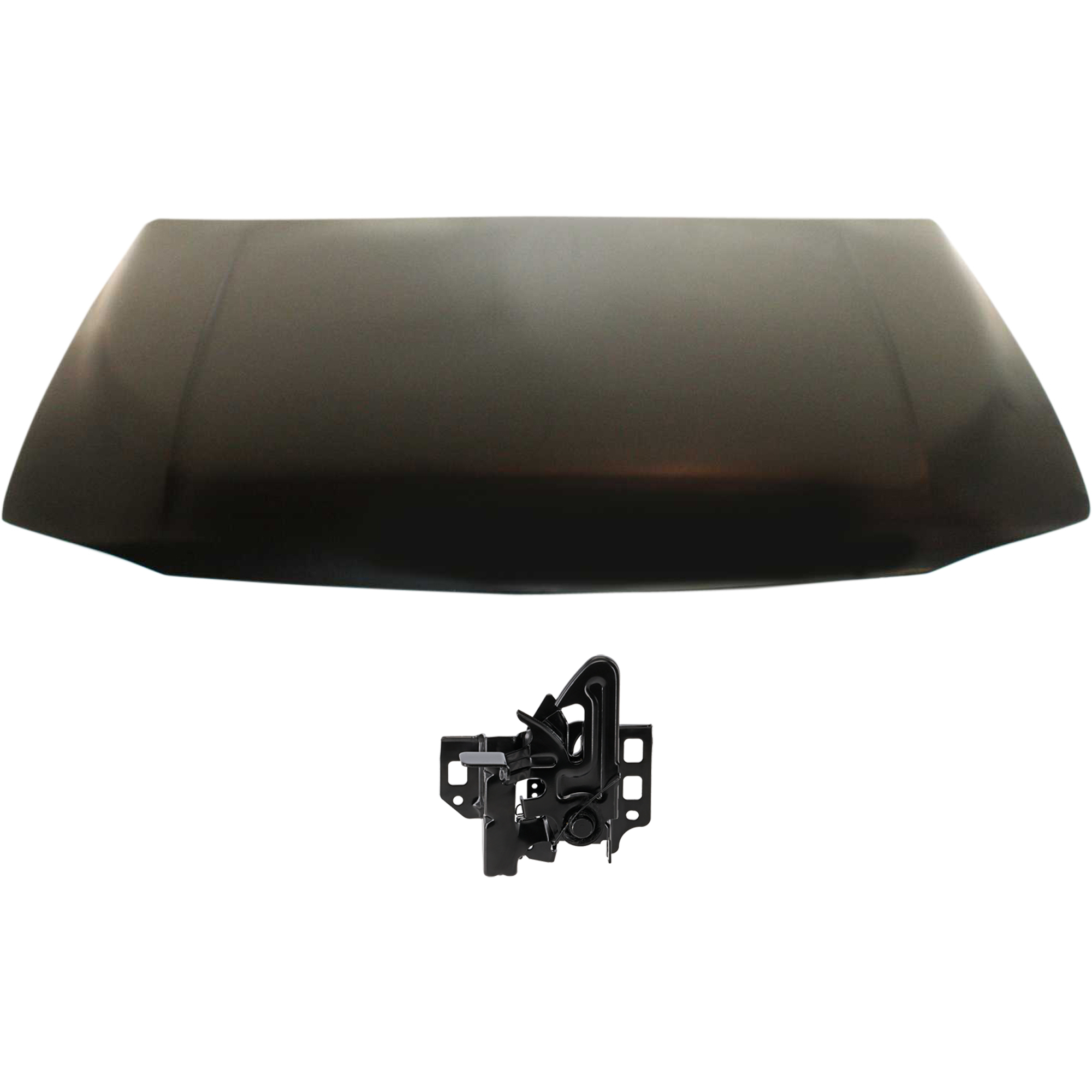 AM SIERRA 1500-99-06 YUKON 00-06 HOOD 2 pc Kit Steel Primed Canada USA Built Vehicle with Hood Latch SKU KIT 032725-01 Partslink GM1230236 GM1234105 OEM 12477699-15756432