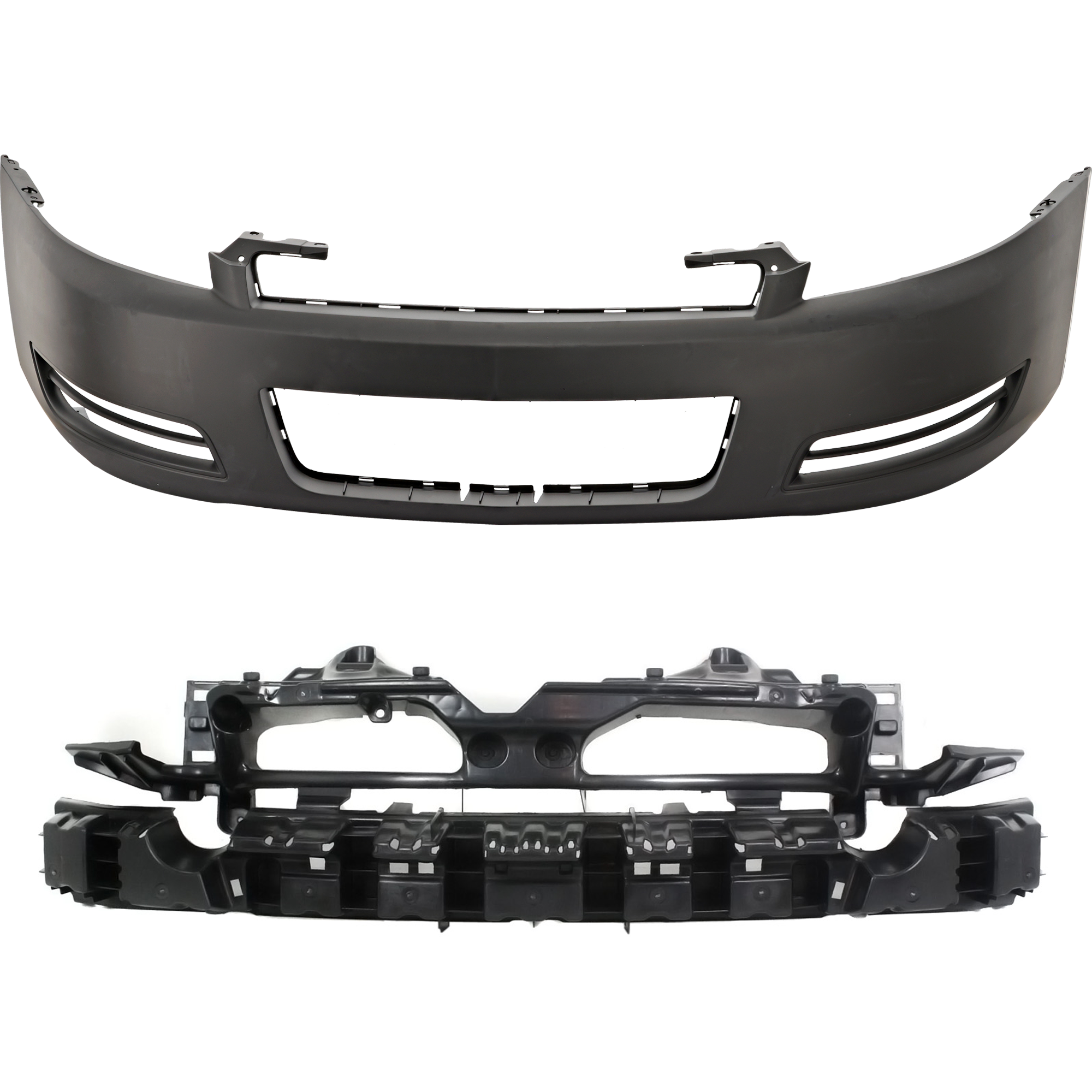 AM IMPALA 06-13 IMPALA LIMITED 14-16 FRONT BUMPER ABSORBER 2 pc kit w Bumper Cover SKU KIT 032725-03 Partslink GM1070241 GM1000763 OEM 15886100-89025047
