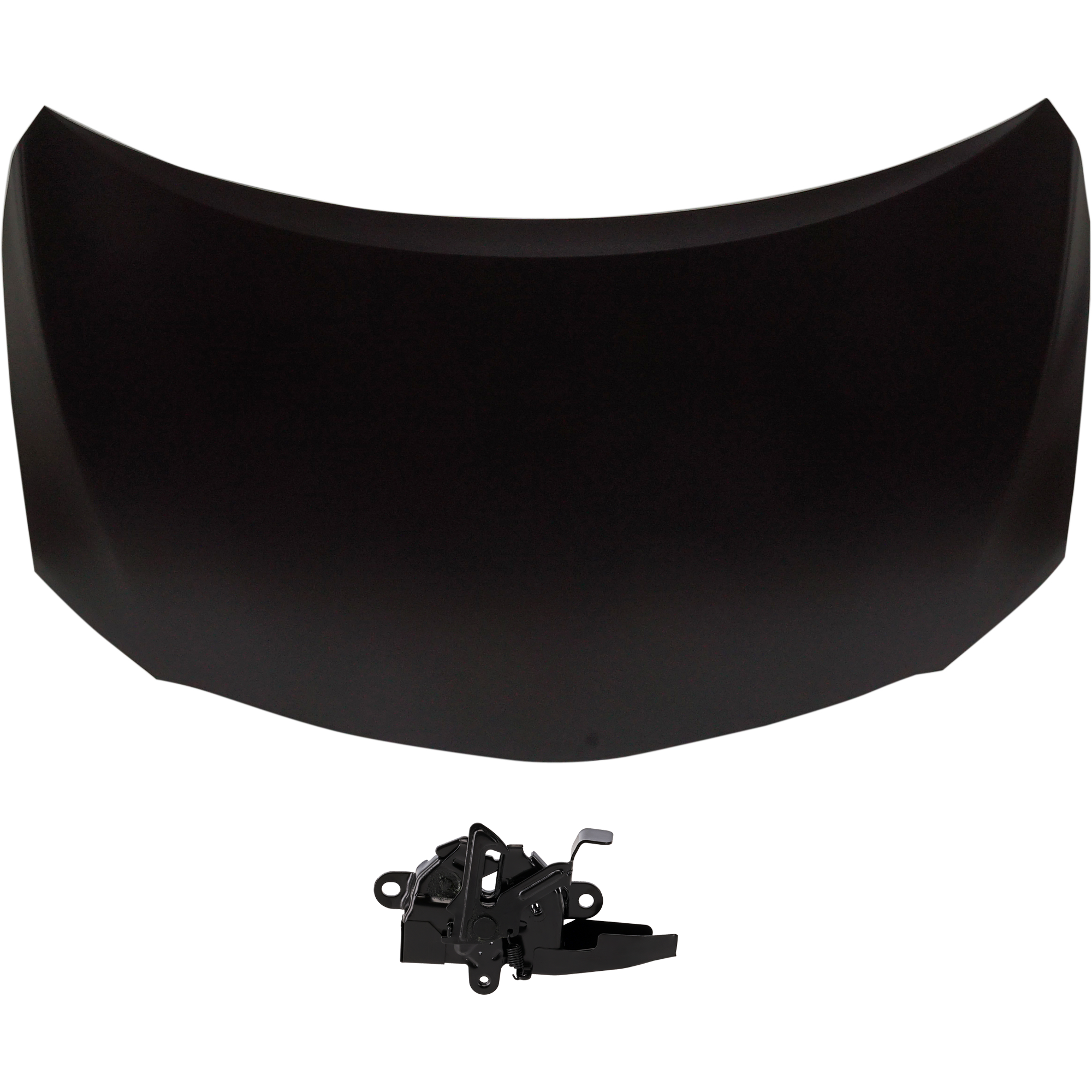 AM COROLLA 09-13 HOOD 2 pc Kit Steel Primed North America Built Vehicle with Hood Latch SKU KIT 032725-08 Partslink TO1230211C TO1234119 OEM 5330102210-5351002330
