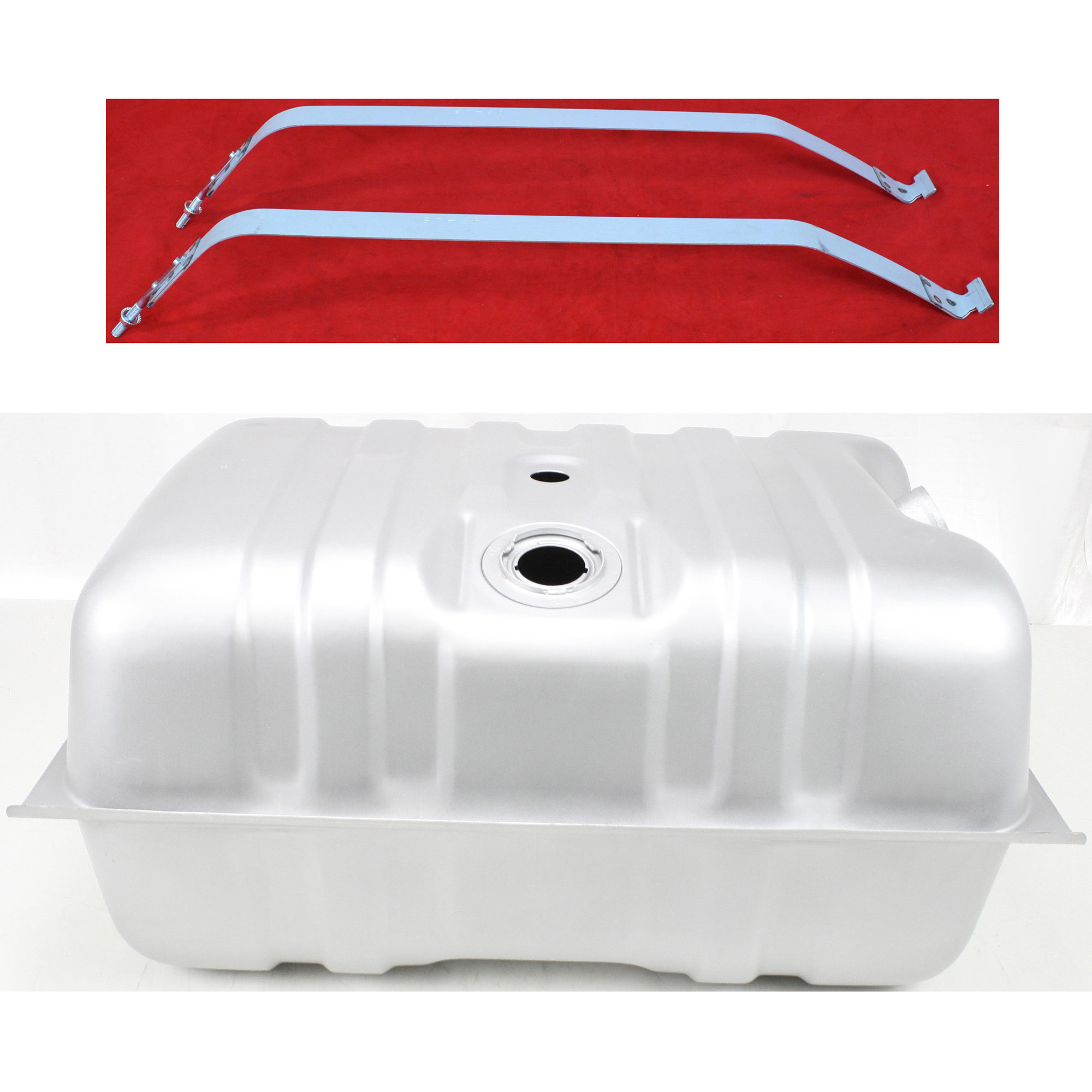 AM BRONCO 80-86 FUEL TANK 3 pc kit with Fuel Tank Strap SKU KIT 032817-09