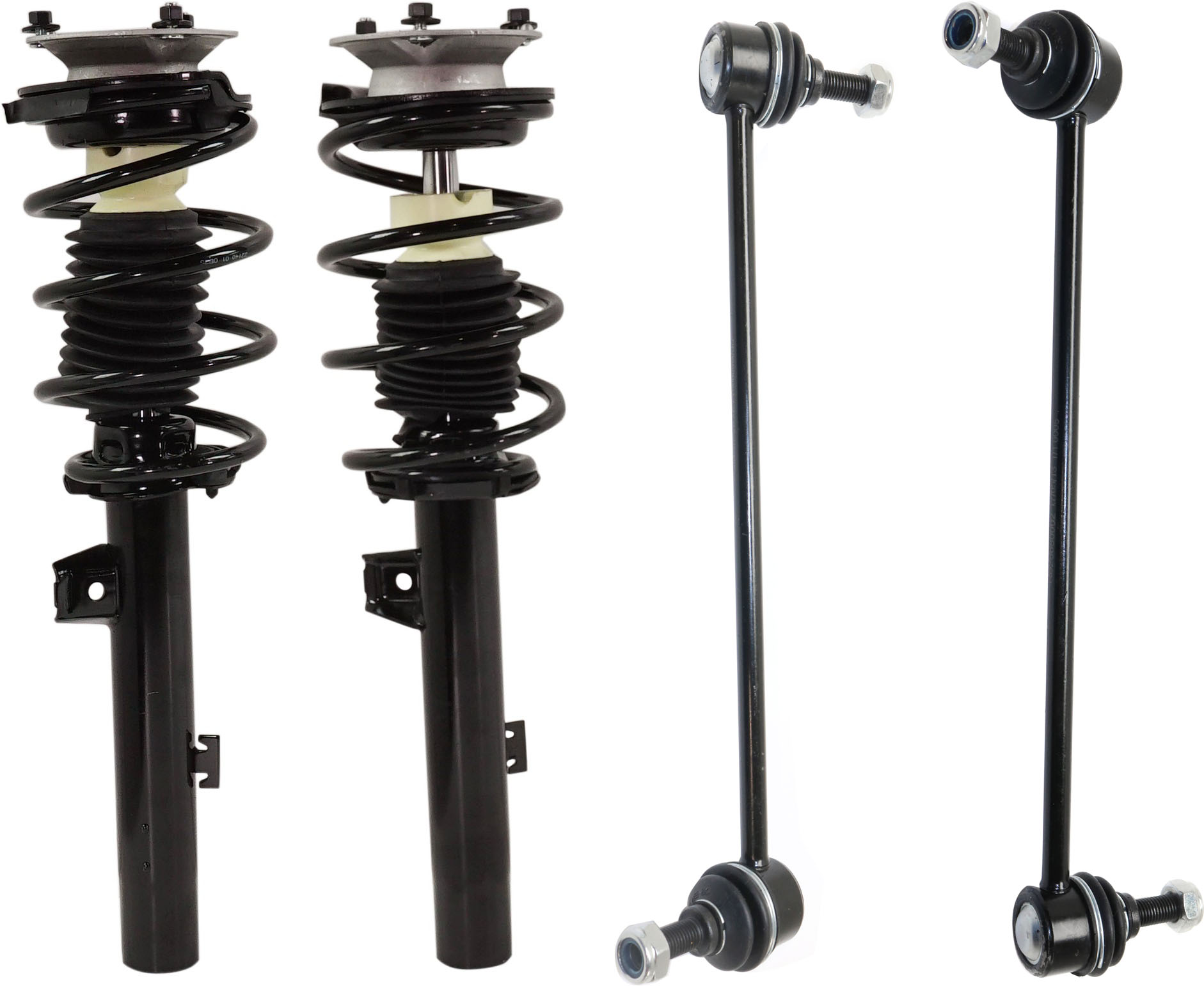 AM 328I 335I 07-13 FRONT SUSPENSION KIT RH AND LH 4 pc kit w Loaded Strut and Sway Bar Link SKU KIT 032921-04-50 OEM 272313-1337022-31316782856