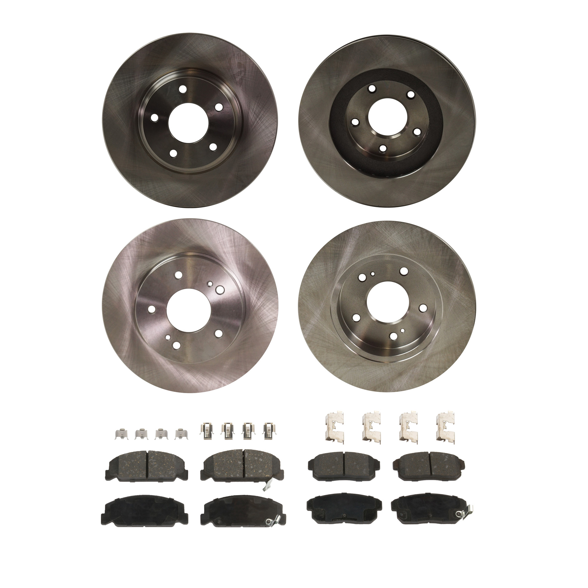 AM I35-02-04 MAXIMA 02-03 FRONT AND REAR BRAKE DISC AND PAD KIT 4 Wheel Set SKU KIT 032921-04-65 OEM 402069Y000-4214052100-402063Z6