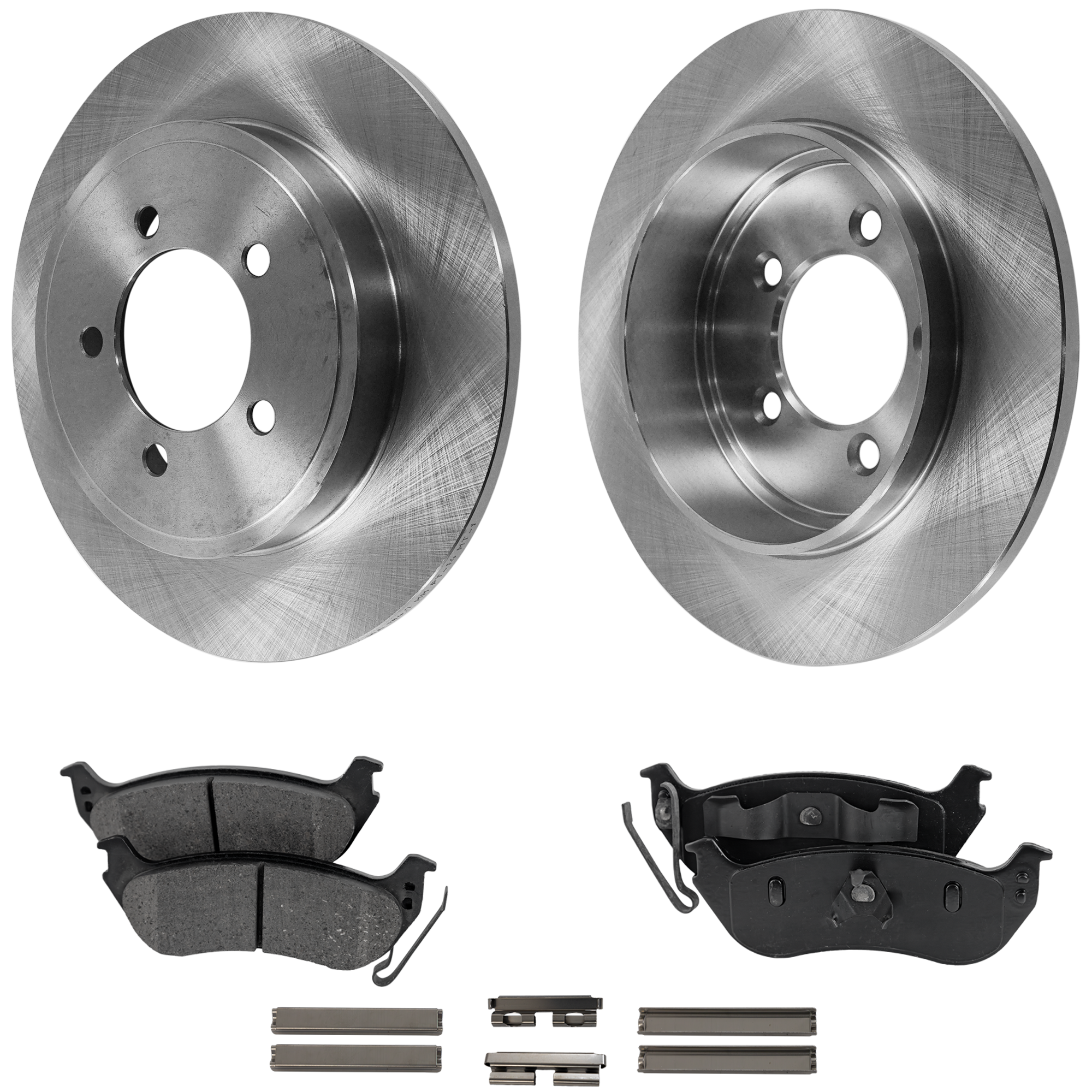 AM EXPLORER 05-09 EXPLORER SPORT TRAC 07-07 REAR BRAKE DISC AND PAD KIT 4 pc Kit SKU KIT 033023-05 OEM 1L2Z2C026AA 6L2Z2C026A 5L2Z2C0