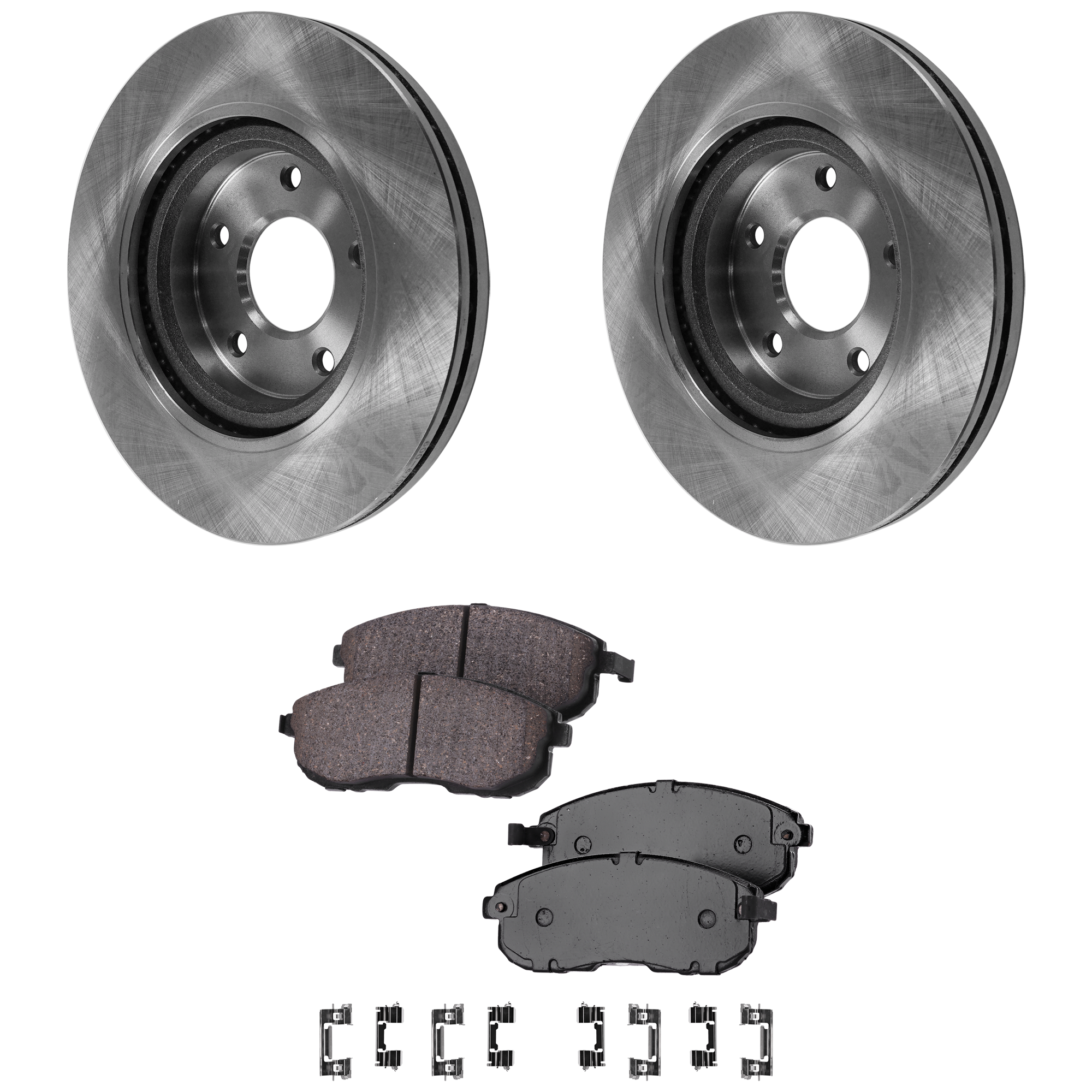 AM ALTIMA 12-13 FRONT BRAKE DISC AND PAD KIT 4 pc kit SKU KIT 033023-20 OEM 40206JA00A 40206JN90A 40206JA0