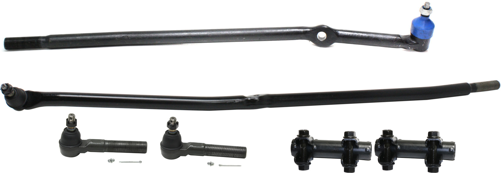 AM RAM 2500-3500 P U 03-08 FRONT SUSPENSION KIT RH and LH 6 pc kit with Tie Rod Adjusting Sleeve and Tie Rod Ends SKU KIT 040314-04 OEM 4251011-52037600AB MES3626S S3
