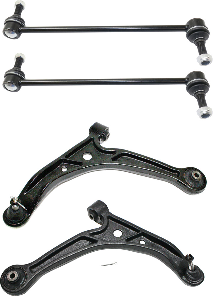 AM ODYSSEY 04-04 FRONT CONTROL ARM KIT RH AND LH Lower w ball joint s 4 pc Kit with Sway Bar Link SKU KIT 040418-15 OEM 51360S0XA02-51350S0XA02-18315