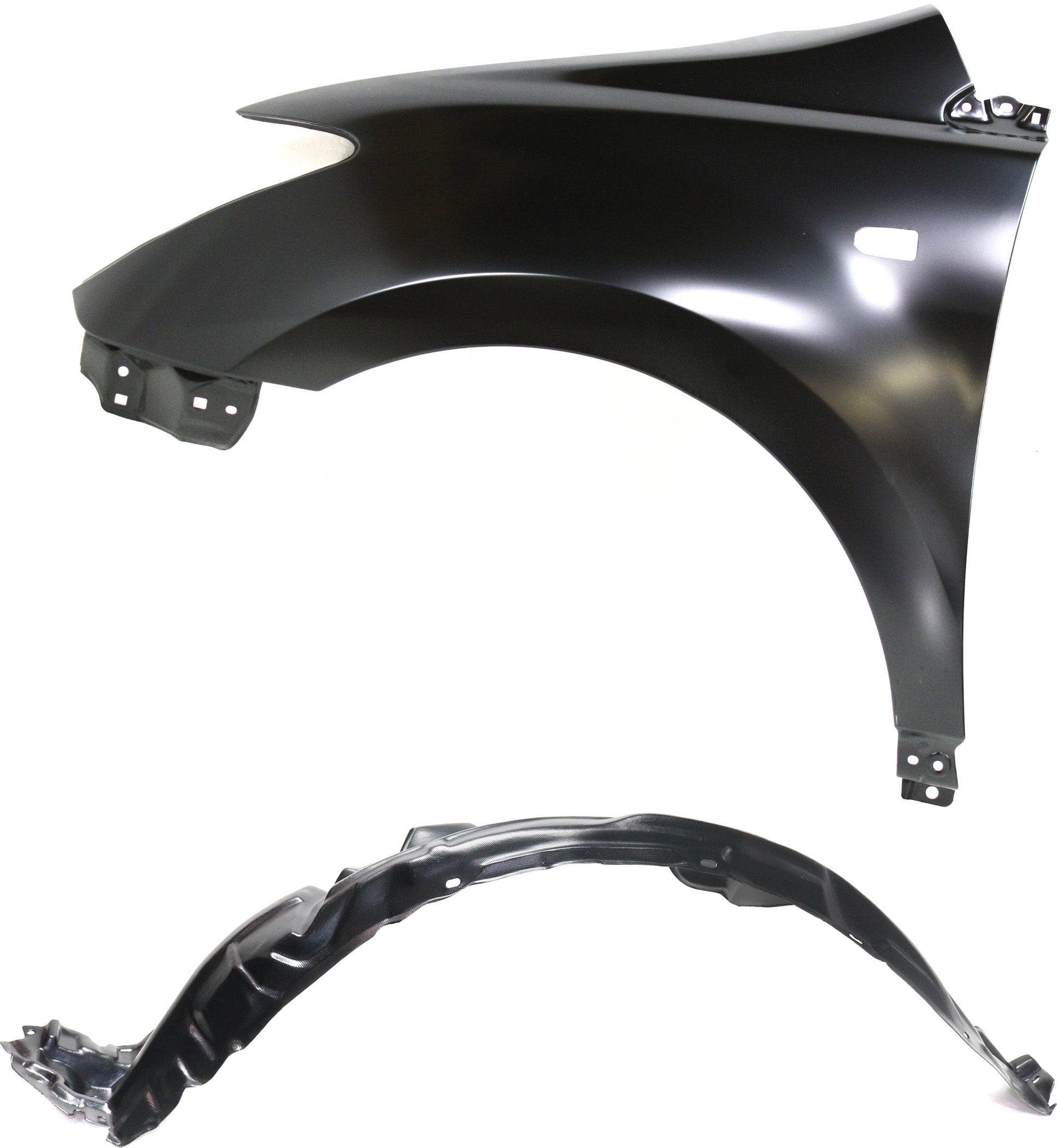 AM XA 04-06 FRONT FENDER LH 2 pc kit with Fender Liner SKU KIT 040418-46 Partslink SC1240101 SC1248101 OEM 5380252060-5387652092
