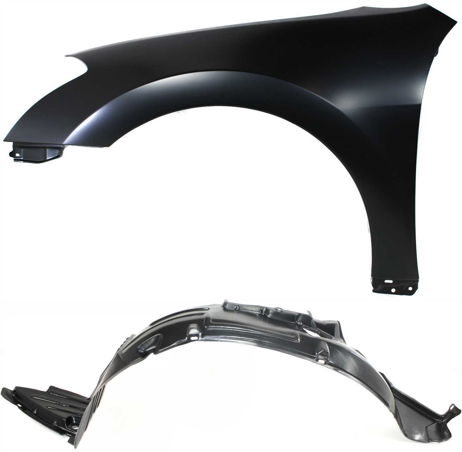 AM MAXIMA 04-08 FRONT FENDER LH 2 pc kit with Fender Liner SKU KIT 040418-50 Partslink NI1240176 NI1250115 OEM 631137Y030-63843ZK00A
