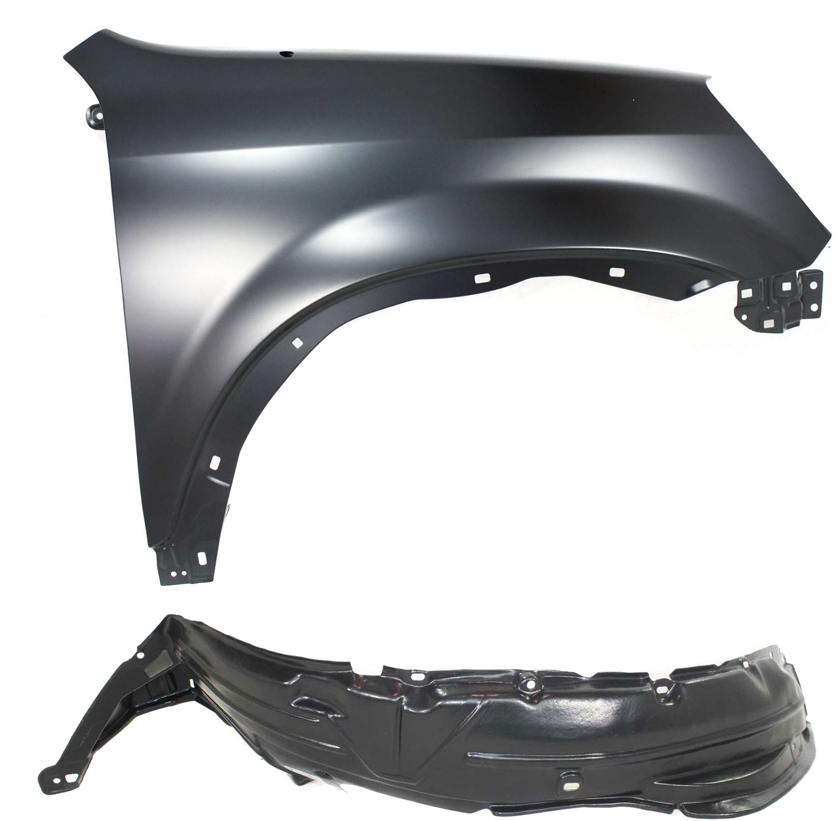 AM CR V 02-06 FRONT FENDER RH 2 pc kit with Fender Liner SKU KIT 040418-54 Partslink HO1241156 HO1249116 OEM 60211SCAA90ZZ 74100S9A000