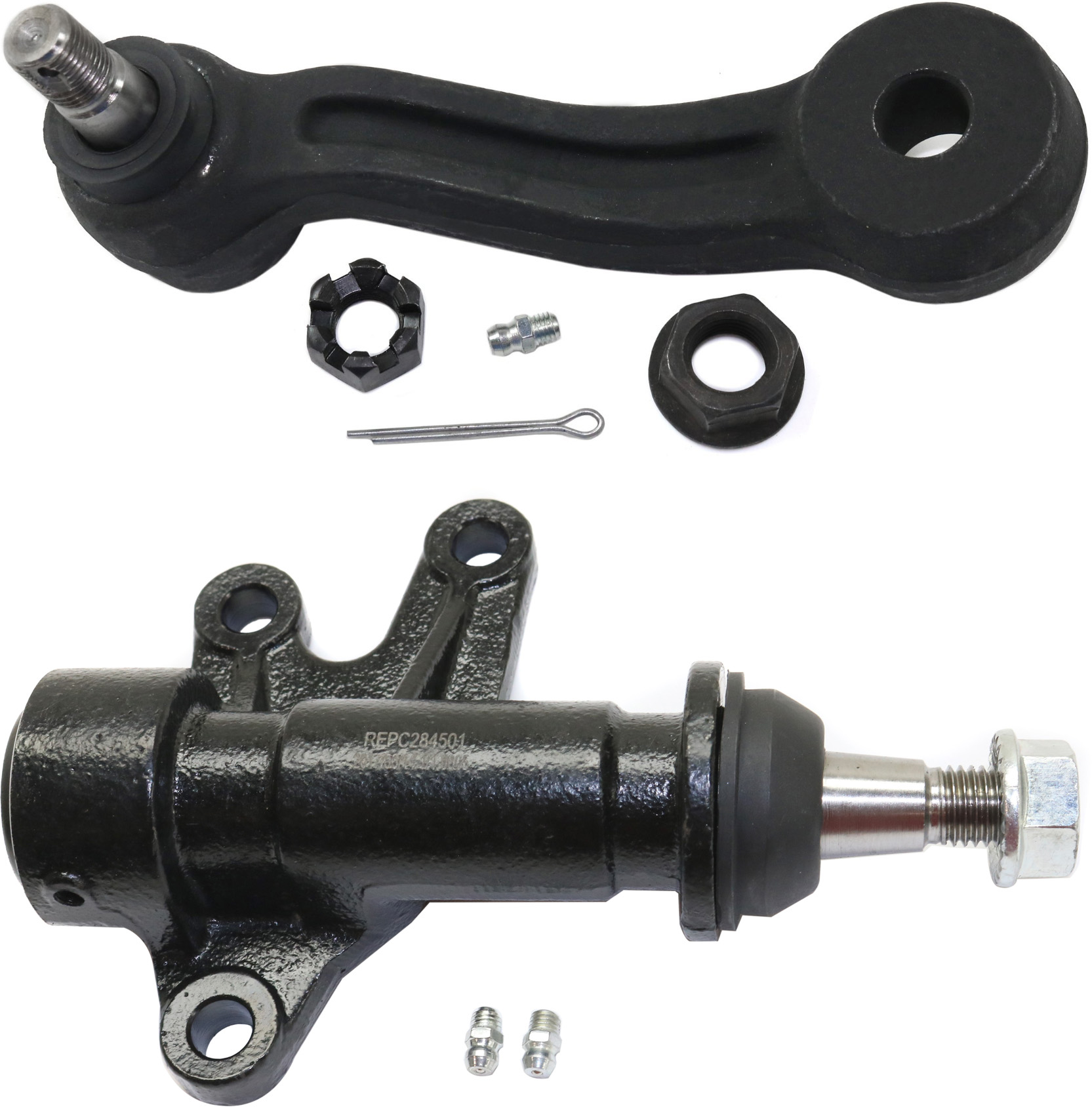AM C K FULLSIZE P U 93-00 FRONT SUSPENSION KIT 2 pc kit with Idler Arm and Idler Arm Bracket SKU KIT 040514-12 OEM 190142-986008-2683691-4501103