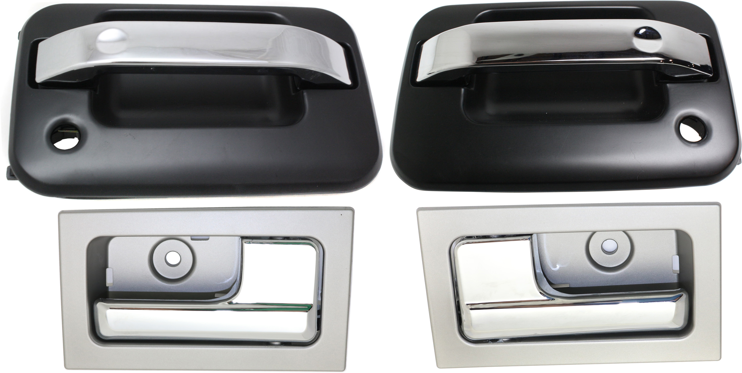 AM F 150-09-14 FRONT INTERIOR DOOR HANDLE RH AND LH 4 pc kit SKU KIT 040518-175 OEM CL3Z1522600EA PFM CL3Z1522601E