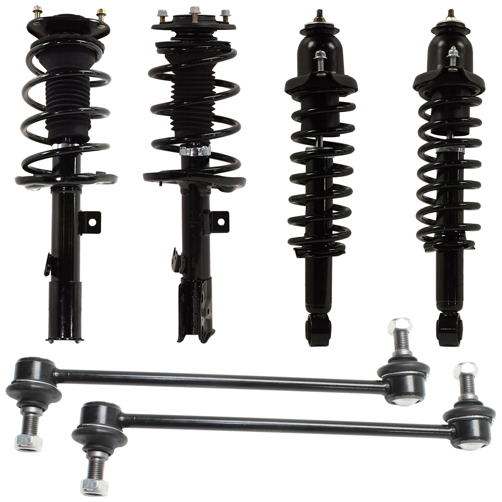 AM COROLLA 14-19 SUSPENSION KIT RH AND LH 6 pc kit with Loaded Strut and Sway Bar Link SKU KIT 040524-08 OEM SR4644-710867-172991R 4853002G
