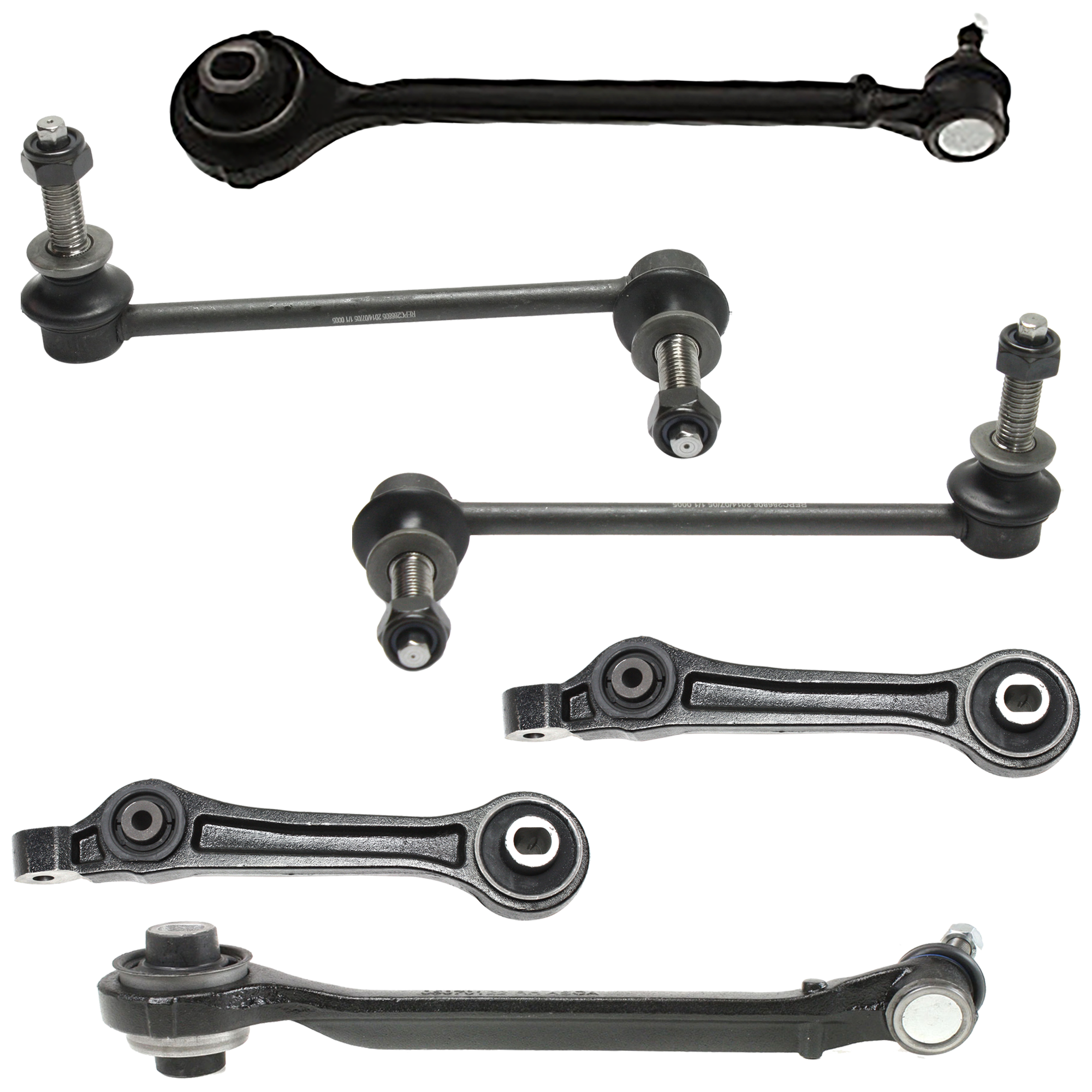 AM CHRYSLER 300-05-10 FRONT SUSPENSION KIT RH AND LH 6 pc kit with Control Arm and Sway Bar Link SKU KIT 040524-09 OEM 4782561AE 68002123AC 4782612AC