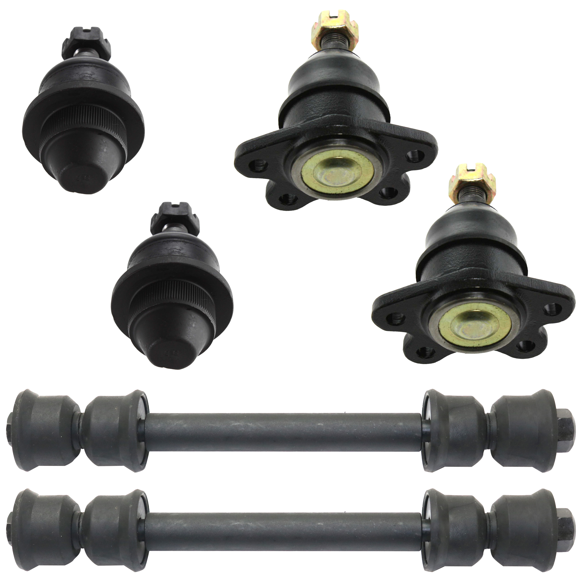 AM C K FULL SIZE PICKUP 95-00 FRONT SUSPENSION KIT RH AND LH 6 pc kit with Ball Joint and Sway Bar Link SKU KIT 040524-20 OEM 104221-286020-2601474-5051232