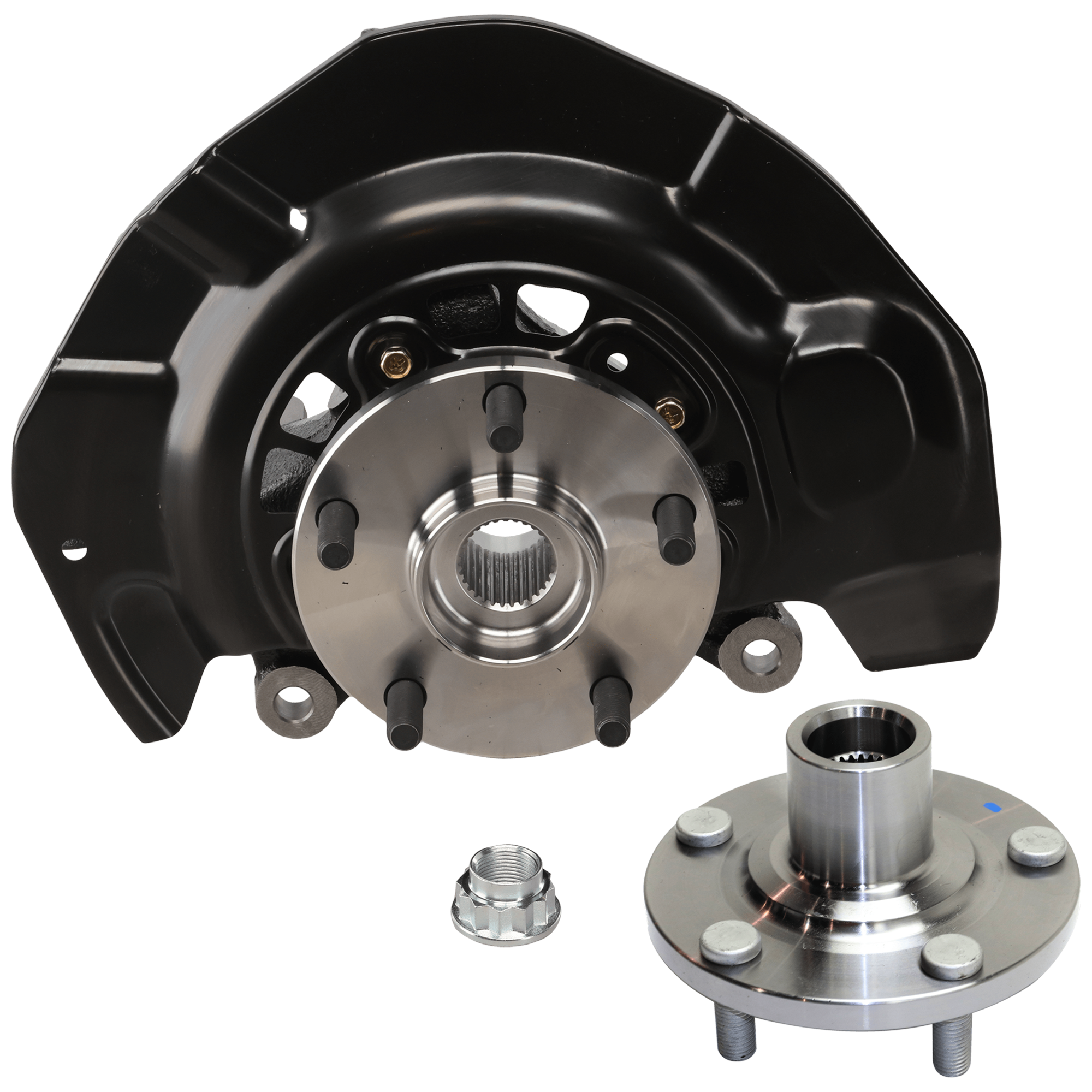 AM RX330-04-06 RX350-07-09 FRONT KNUCKLE LH 2 pc kit with Wheel Hub SKU KIT 040524-25 OEM 9691700-4321208020-9008036193