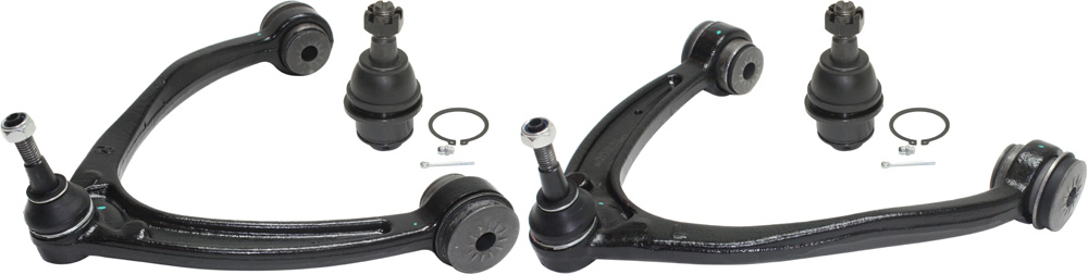 AM ESCALADE TAHOE YUKON 07-14 FRONT CONTROL ARM KIT RH AND LH Upper w ball joint s 4 pc Kit with Ball Joint SKU KIT 041118-06 OEM 1014457-2601685-5051388-103554