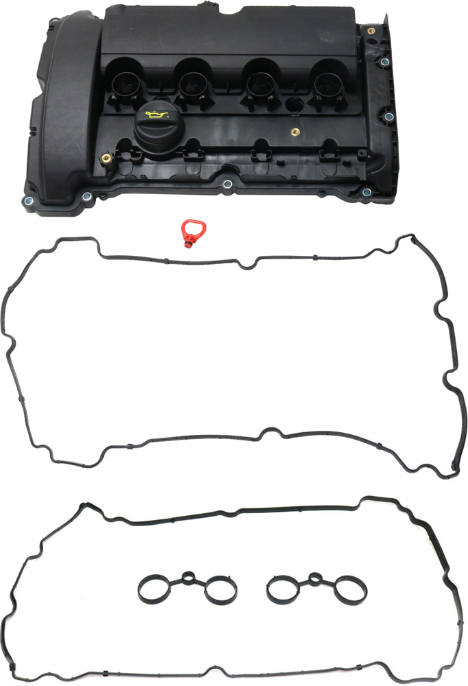 AM COOPER 07-12 VALVE COVER 2 pc kit with Valve Cover Gasket SKU KIT 041118-19 OEM 11127646555-11127585907-153761