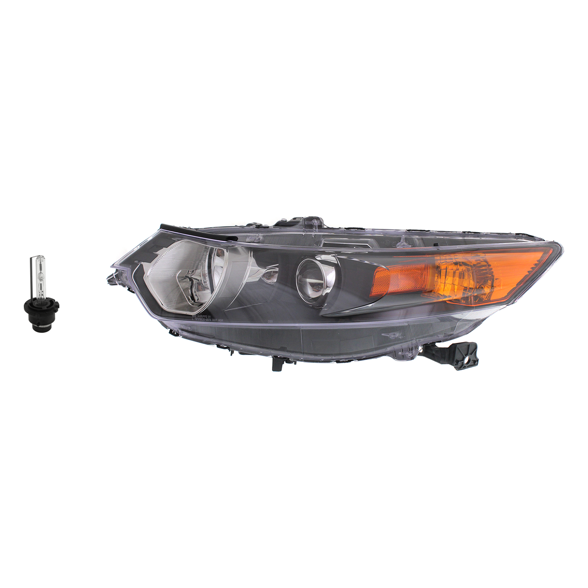 AM TSX 09-11 HEAD LAMP LH Assembly HID Xenon w HID Kit 2 pc Kit with Headlight Bulb SKU KIT 041423-1089