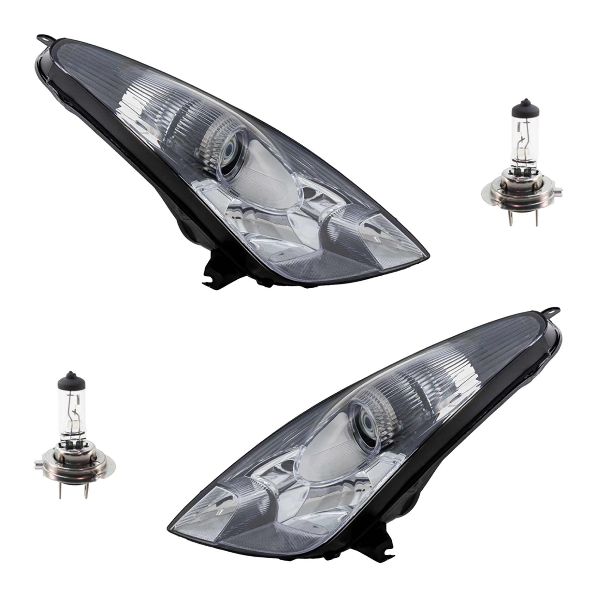 AM CELICA 00-05 HEAD LAMP RH AND LH Assembly Halogen 4 pc Kit with Headlight Bulb SKU KIT 041423-149