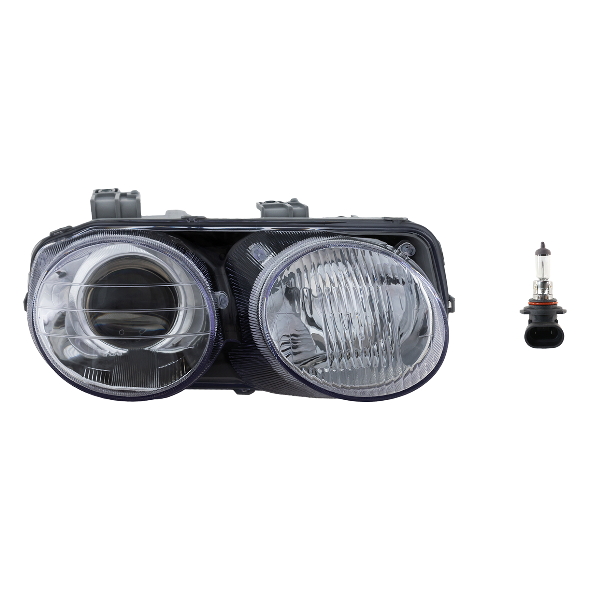 AM INTEGRA 98-01 HEAD LAMP RH Assembly Halogen 2 pc Kit with Headlight Bulb SKU KIT 041423-368 Partslink AC2503104 OEM 33101ST7A03 H83155101