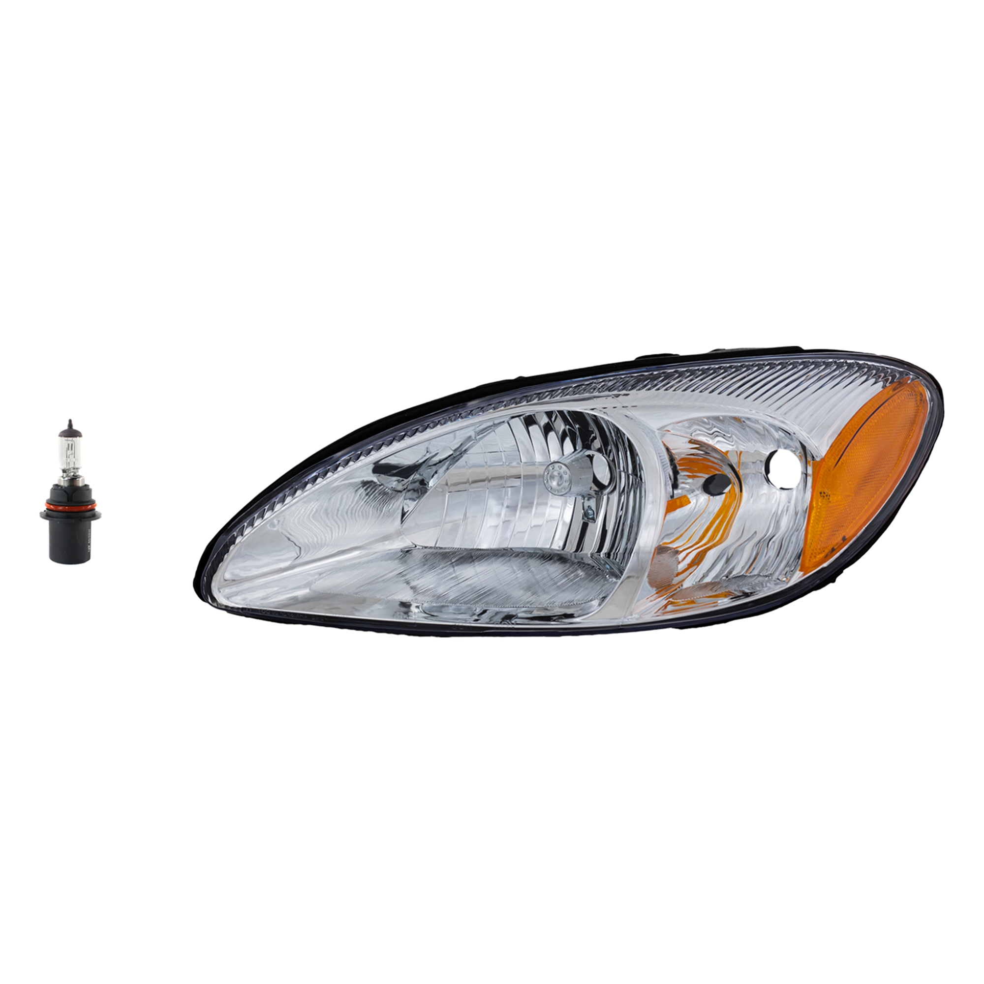 AM TAURUS 00-07 HEAD LAMP LH Assembly Halogen 2 pc Kit with Headlight Bulb SKU KIT 041423-450