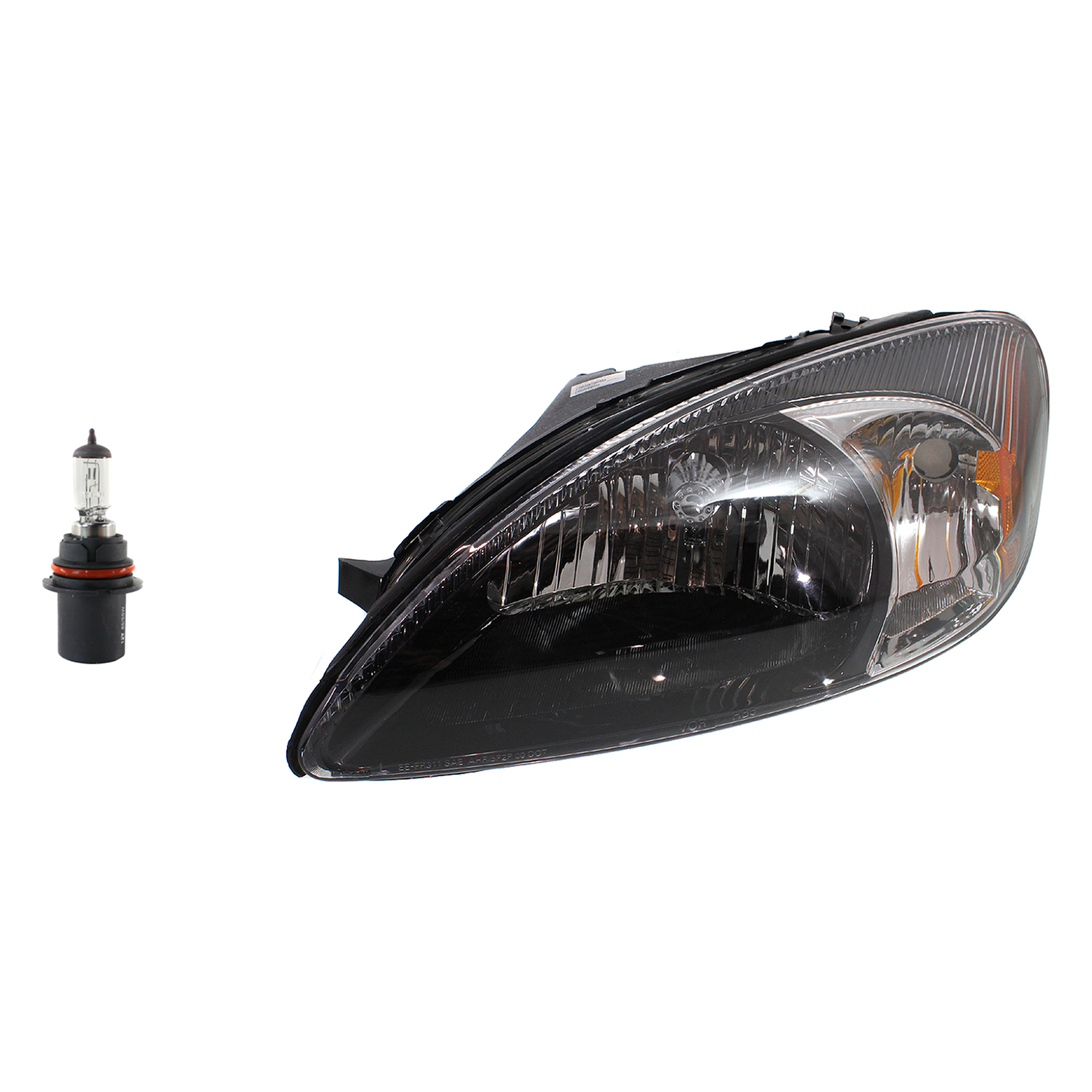 AM TAURUS 03-03 HEAD LAMP LH Assembly Halogen 2 pc Kit with Headlight Bulb SKU KIT 041423-452