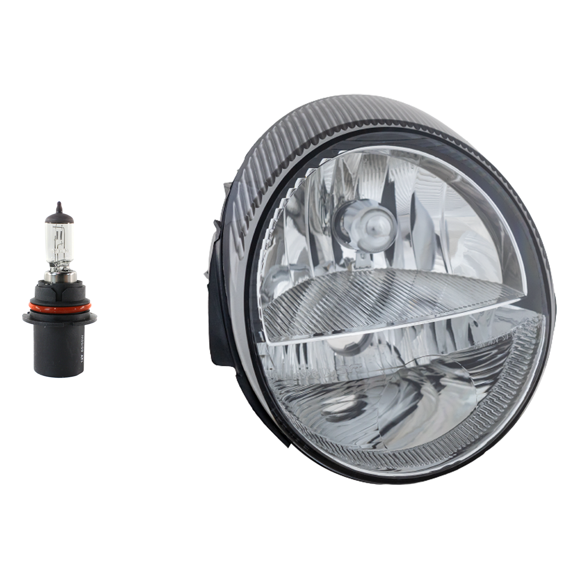 AM THUNDERBIRD 02-05 HEAD LAMP LH Assembly Halogen 2 pc Kit with Headlight Bulb SKU KIT 041423-455